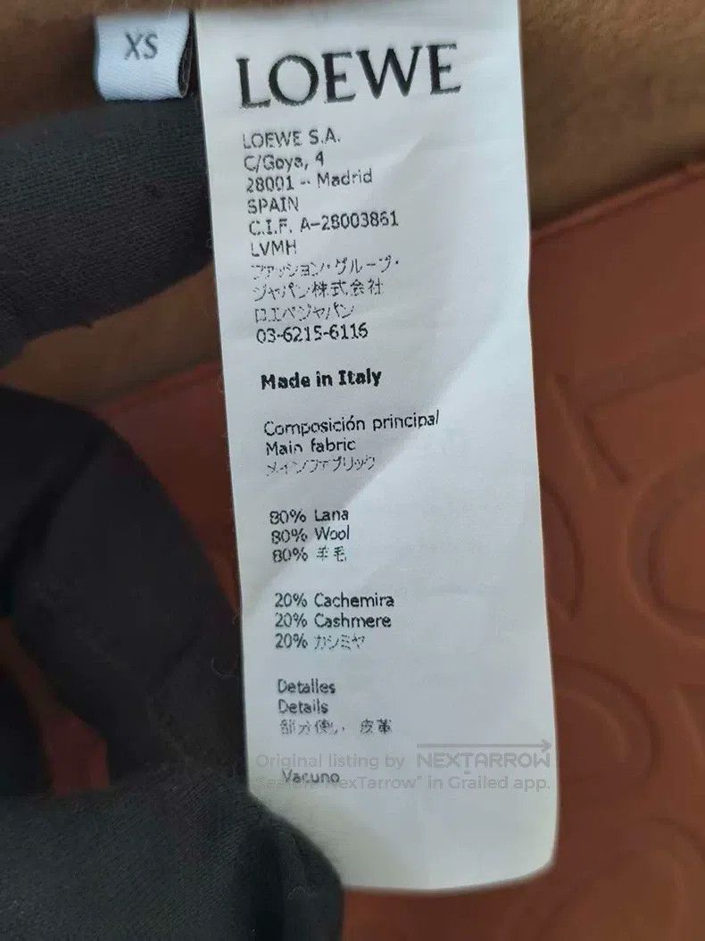 Loewe Loewe Coat, Camel Color, Made in Italy Size XS / US 0-2 / IT 36-38 - 4 Thumbnail