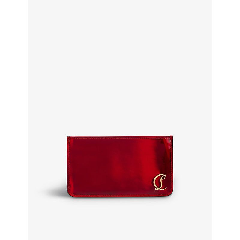 Christian Louboutin o1s1wg110325 LOUBI54 ZIPPED CARDHOLDER in Red Size ONE SIZE - 1 Preview