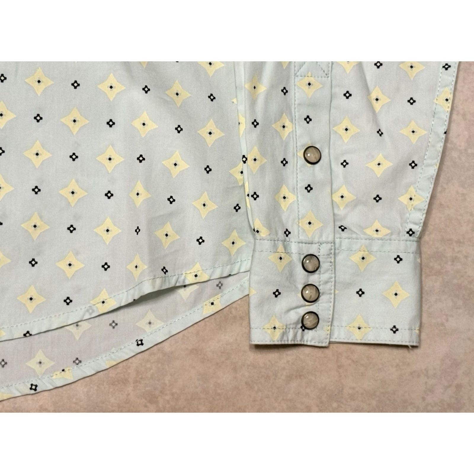 Tecovas Tecovas Shirt Women's Pearl Snap Button-Up Cowboy Western Cotton Multicolor Small S Regular Casual Long Sleeve Size S / US 4 / IT 40 - 4 Thumbnail