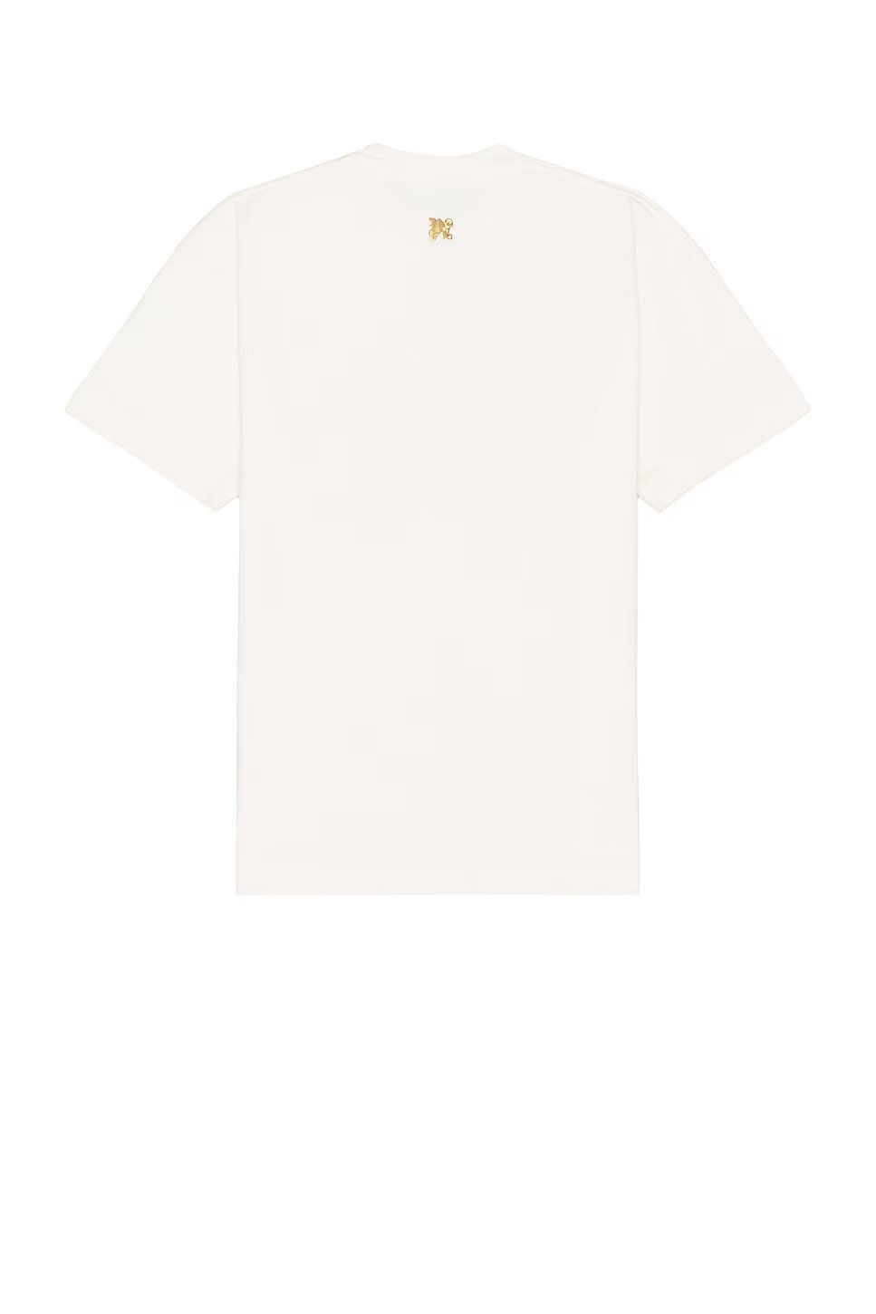 Palm Angels Palm Angels Burning Monogram Tee Off White Gold Flame Size US XL / EU 56 / 4 - 2 Thumbnail