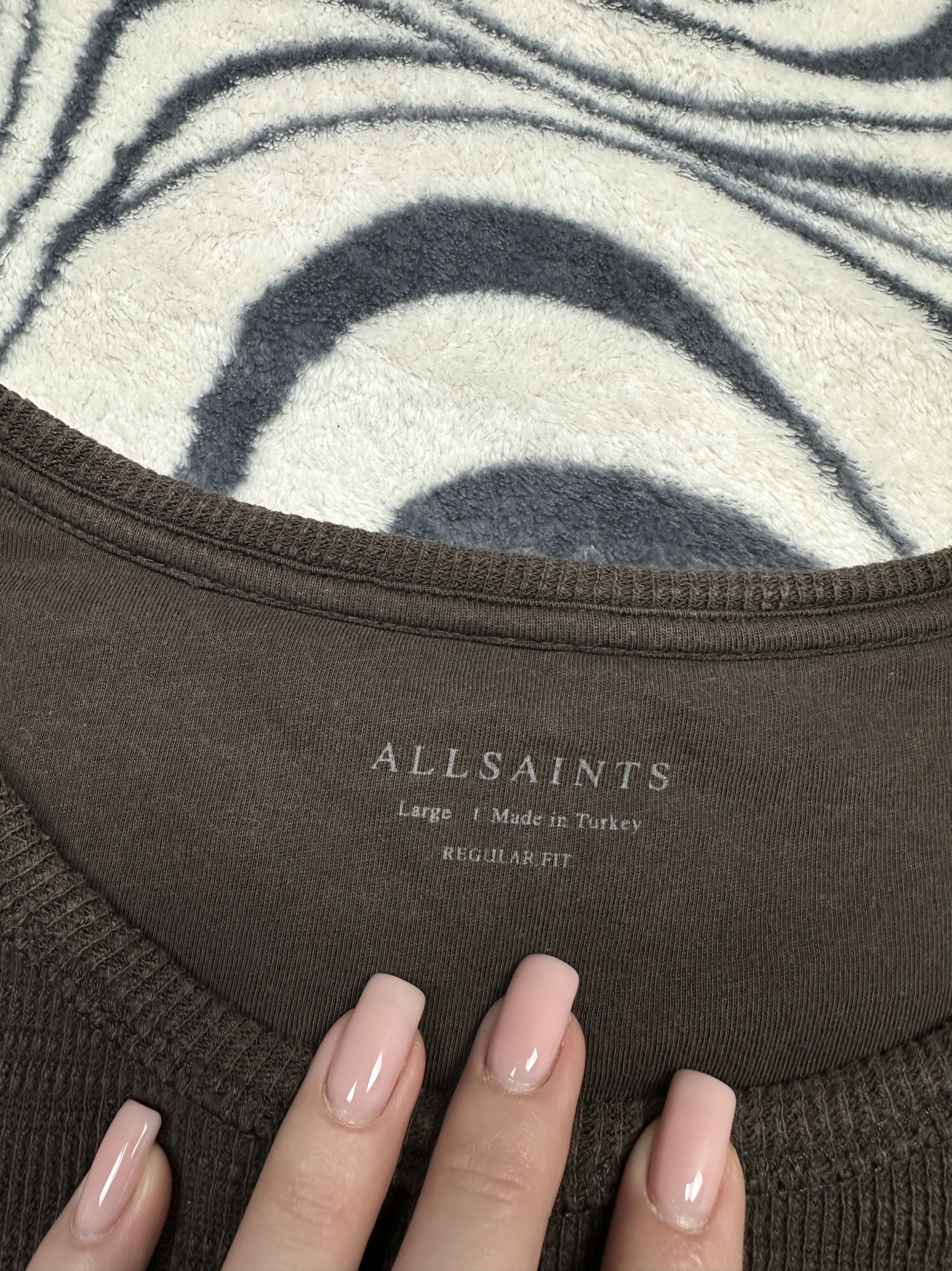 Allsaints Allsaints Mens Muse Crew Neck Sweater Size US L / EU 52-54 / 3 - 4 Thumbnail