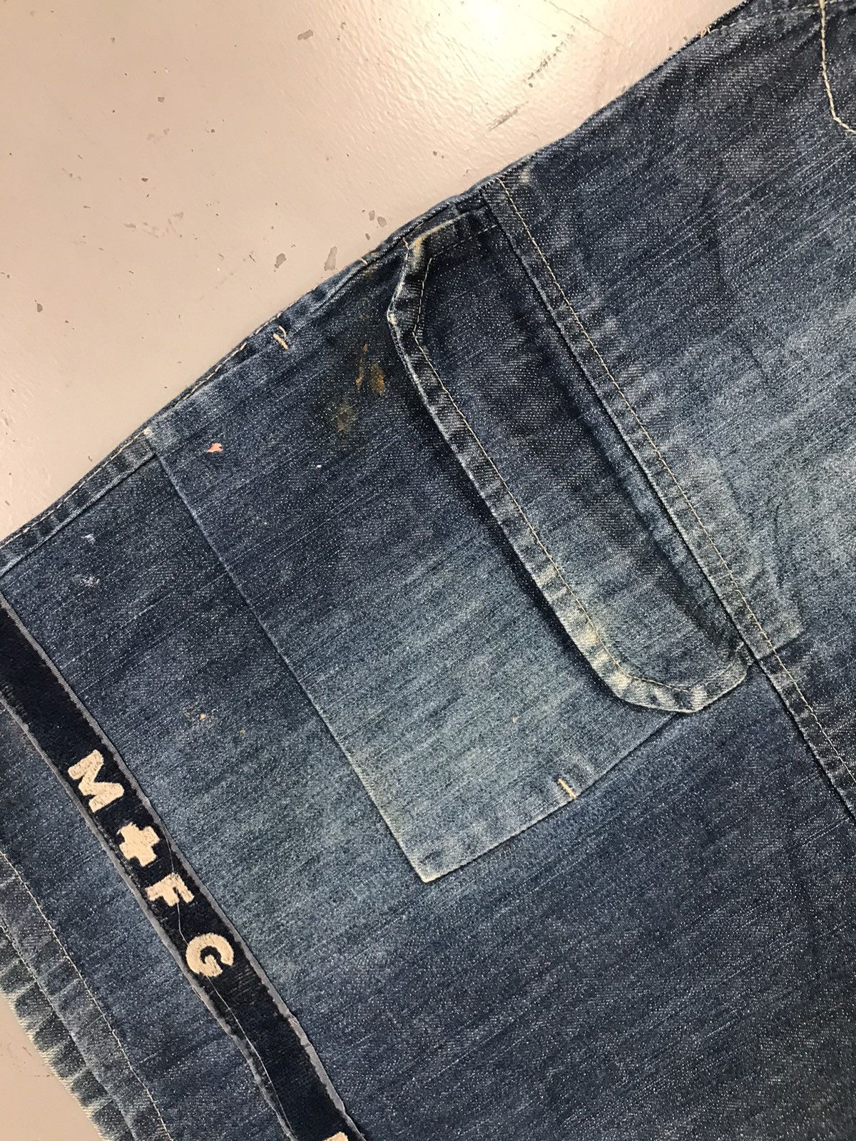Marithe + Francois Girbaud Vintage marithe & Francois girbaud big pocket denim jort Size US 38 / EU 54 - 5 Thumbnail