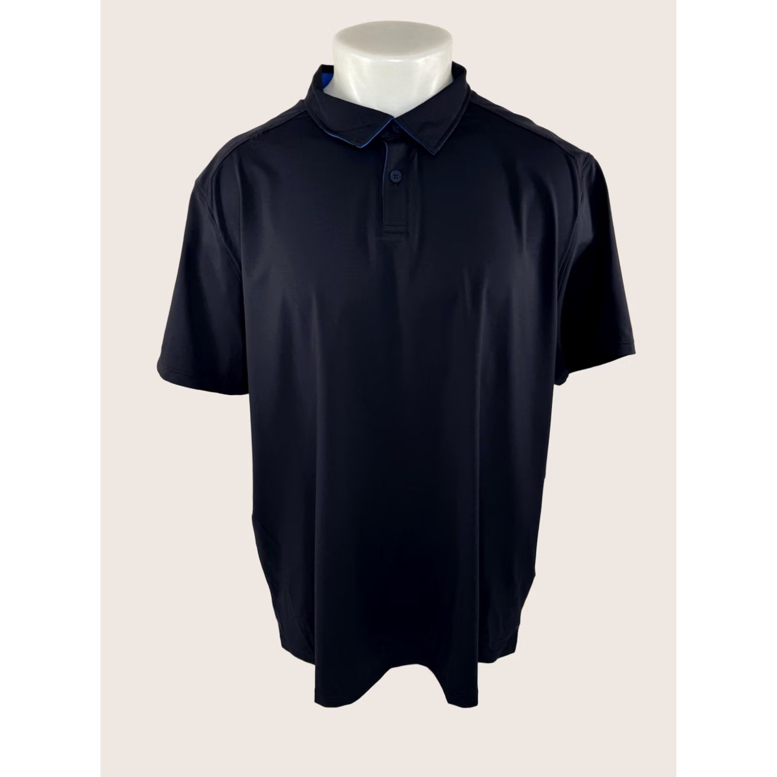 Rhone Rhone - COMMUTER Mens Polo Shirt XXL Stretch Polo Shirt Shirt Men 2XL Dark Blue/Almost Black Size US XXL / EU 58 / 5 - 1 Thumbnail