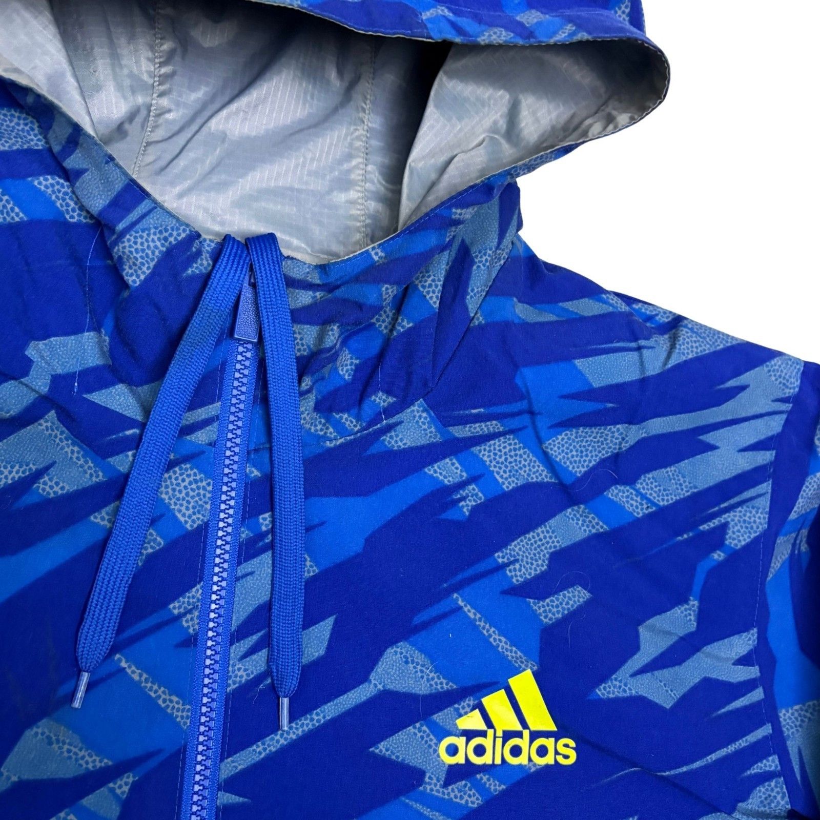 Adidas ADIDAS REVERSIBLE 2-in-1 Windbreaker Jacket Blue Hood Large Size US L / EU 52-54 / 3 - 6 Thumbnail