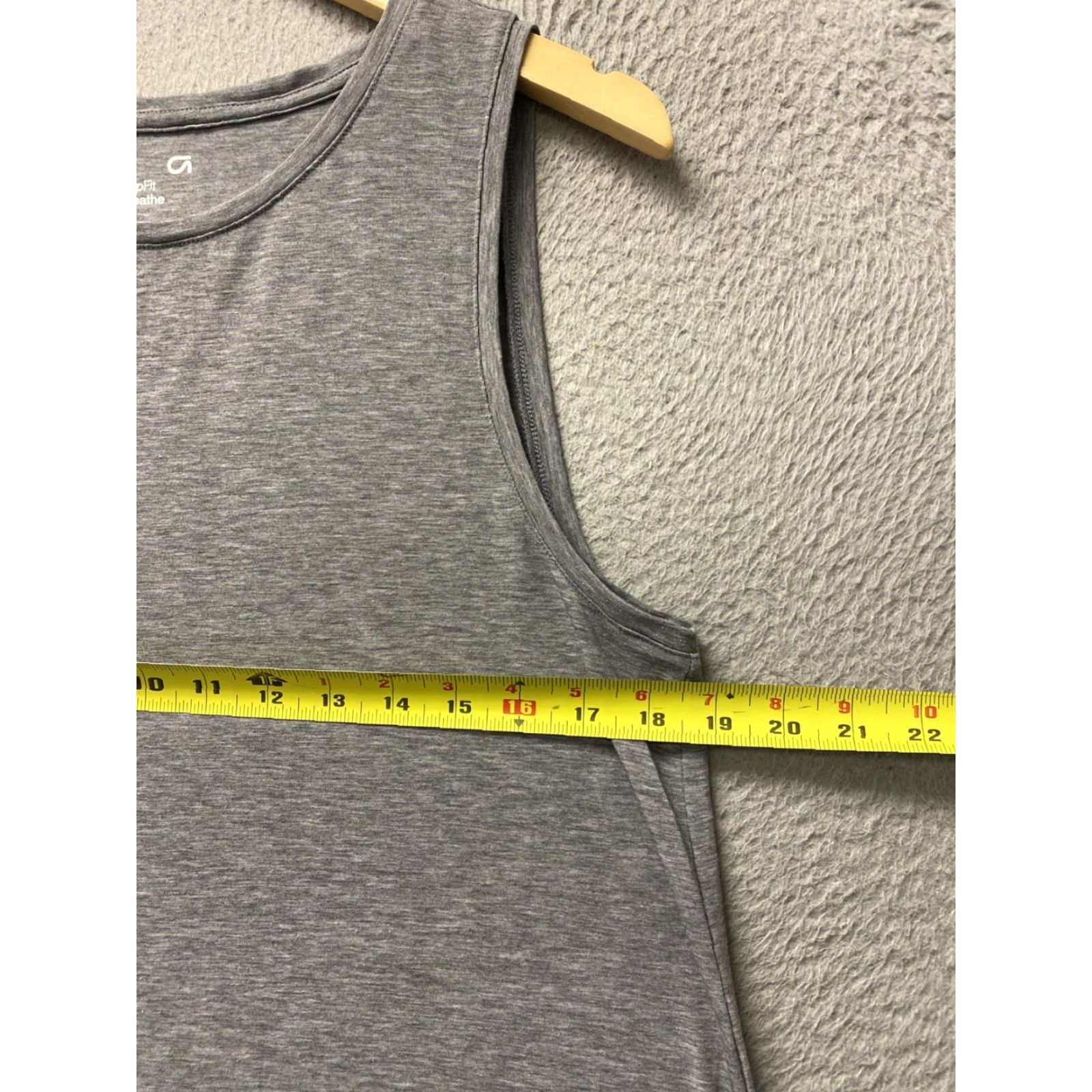 Gap Gap Tank Shirt Women S Gray Pullover Loose Crew Neck Knit Cotton Blend Solid Basic Preppy All Seasons Breathable Casual Party/Cocktail Womens Size S / US 4 / IT 40 - 3 Thumbnail