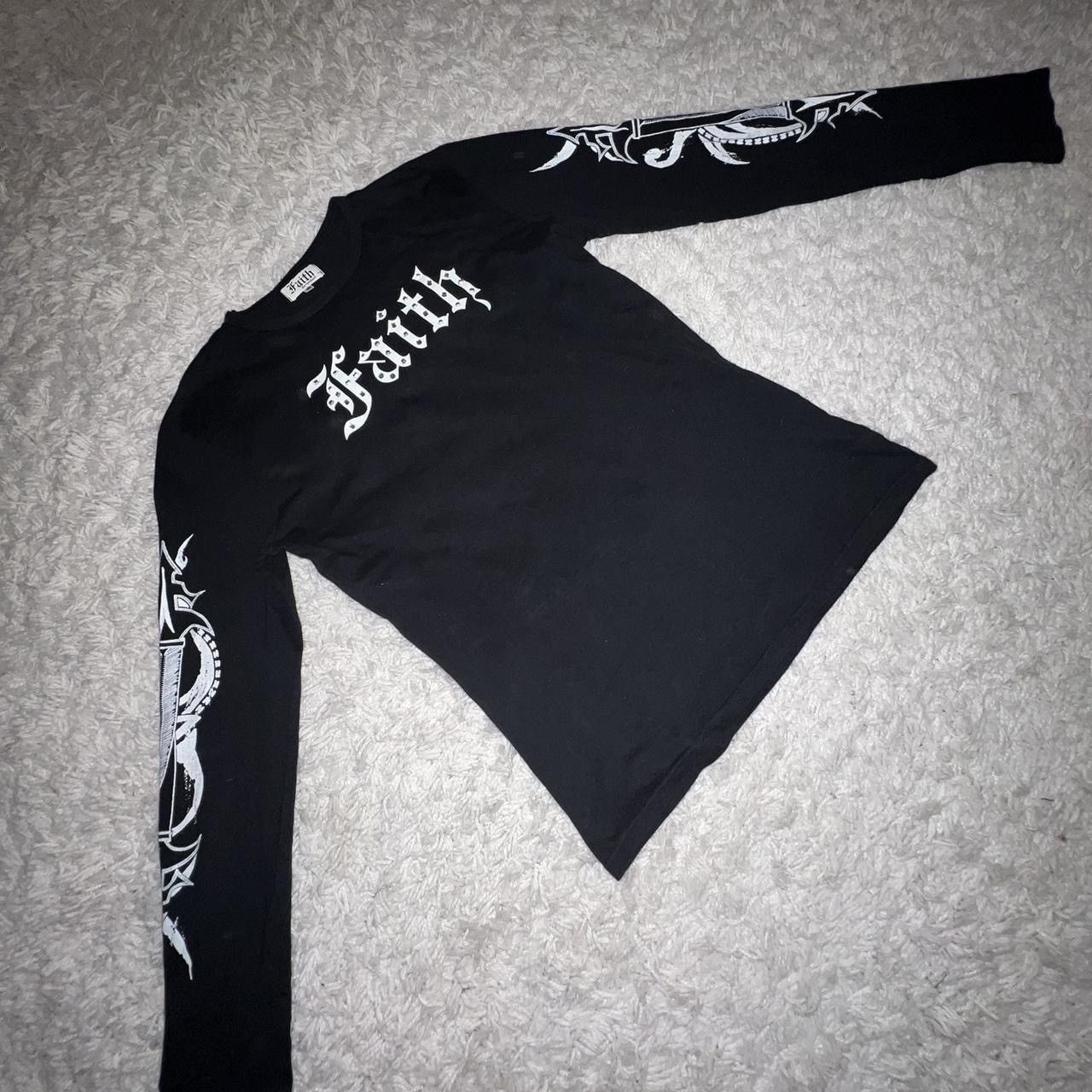 Faith Connexion FAITH CONNECTION T-shirt goth rock strass & imprimés Size US M / EU 48-50 / 2 - 2 Thumbnail