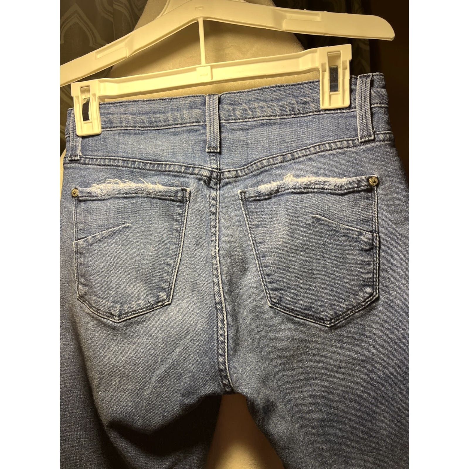 Vintage VINTAGE James Jeans Women's Straight Fit Cotton Blue 27 Women Size 27" / US 4 / IT 40 - 3 Thumbnail