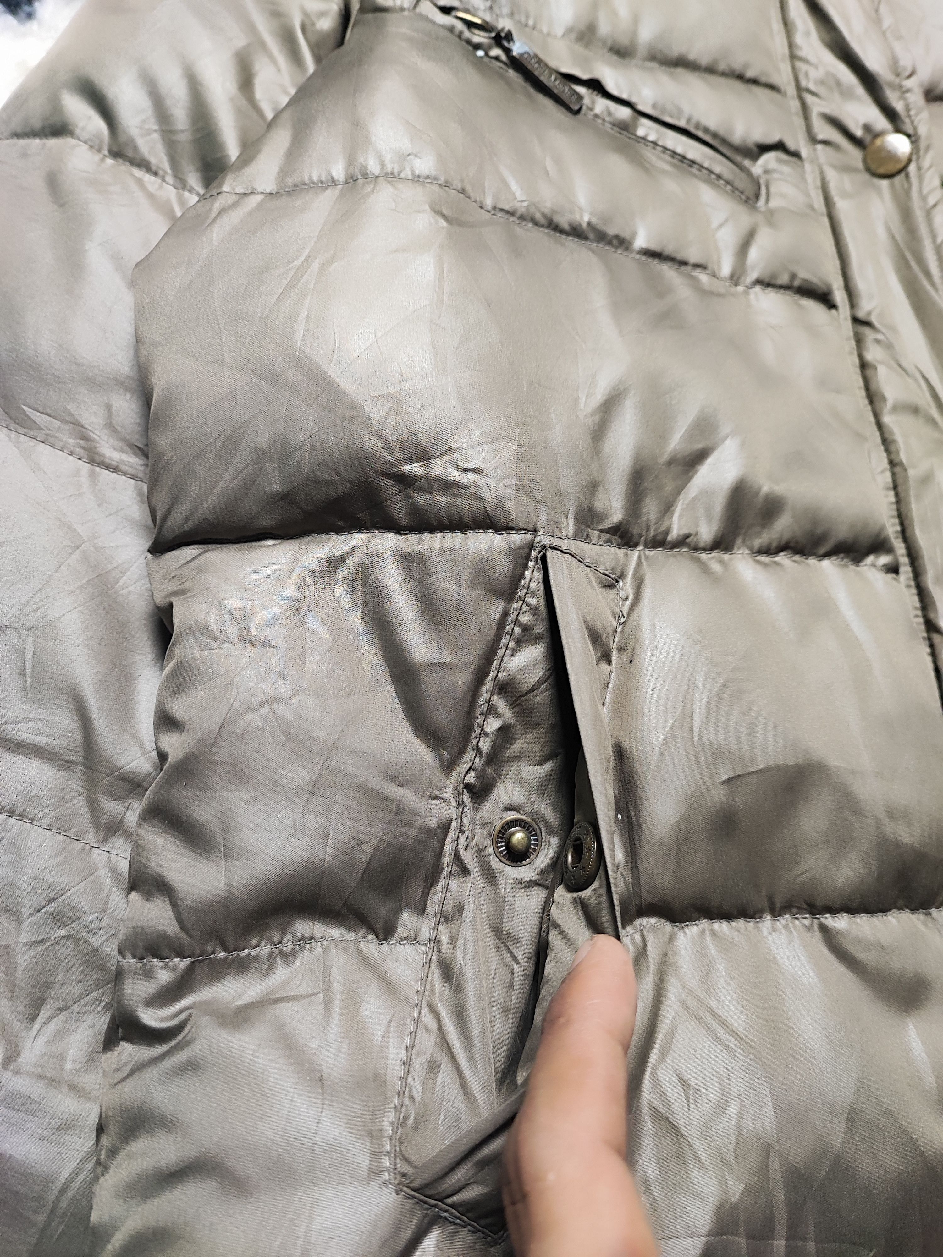 Japanese Brand Fur Puffer Down Jacket Vest Boxy Cecil Mc Bee Size US XS / EU 42 / 0 - 8 Thumbnail