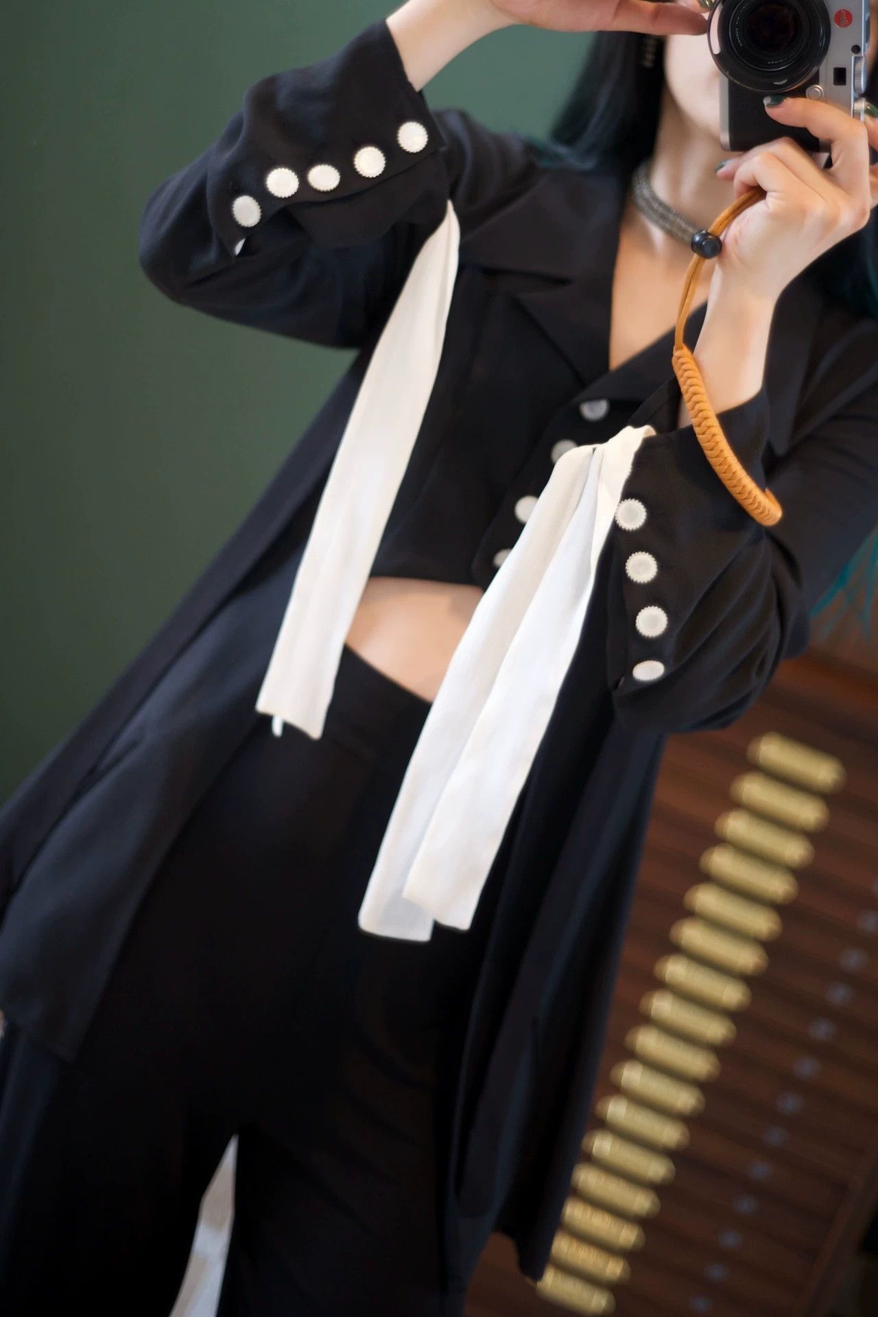 Fendi Fendi Vintage Peaked Lapel Sash Asymmetric Blazer FR40 Size S / US 4 / IT 40 - 8 Thumbnail
