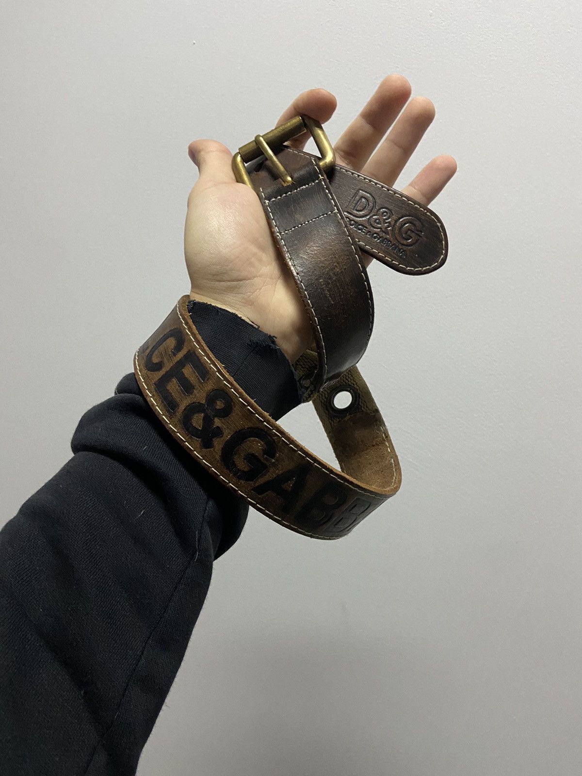 Dolce & Gabbana × Vintage Dolce Gabbana junker/junior belt Vintage Logo big logo Size ONE SIZE - 1 Thumbnail