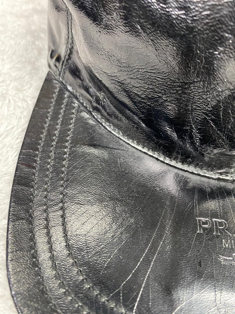 Prada Prada Leather Cap Size ONE SIZE - 8 Thumbnail