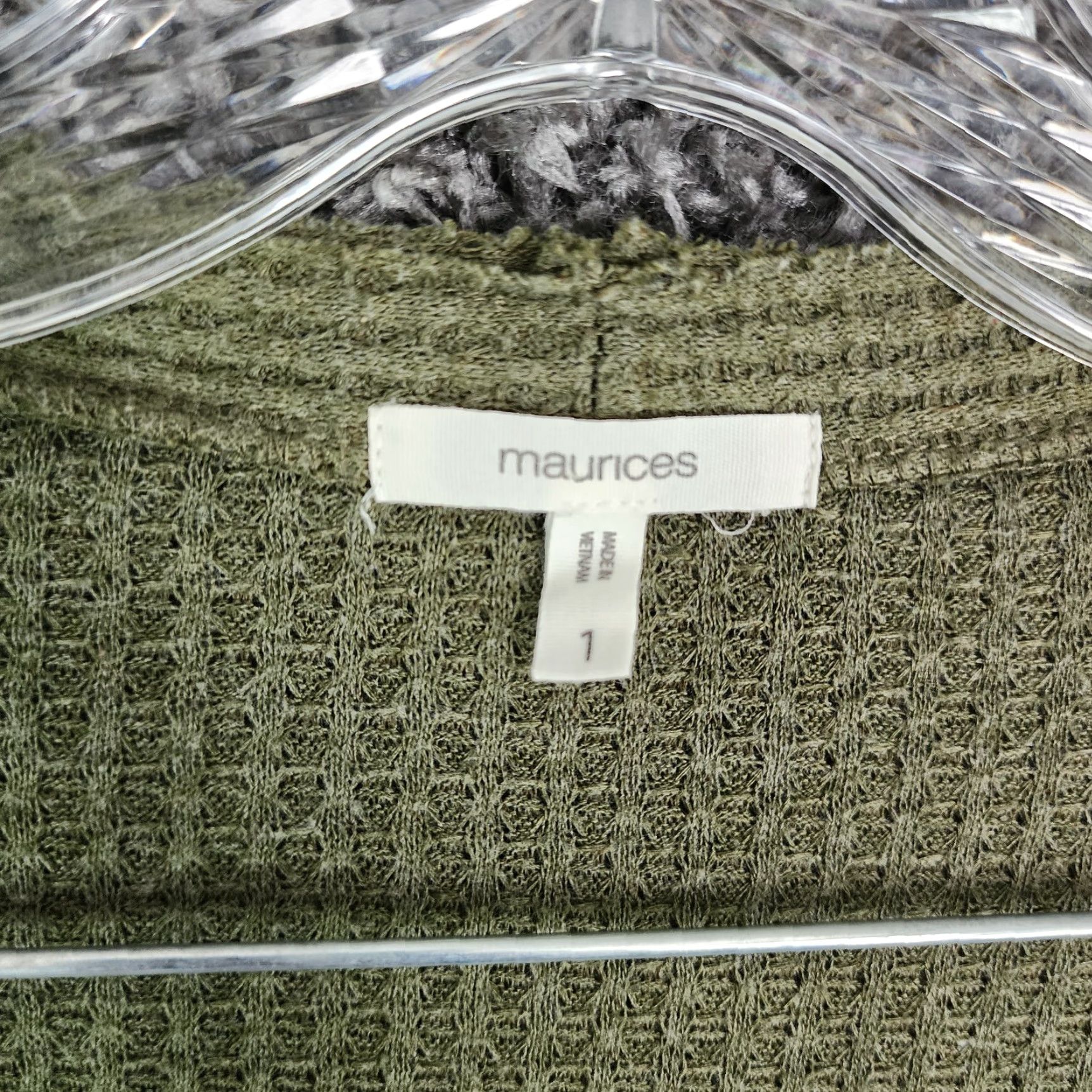 Vintage VINTAGE Maurices Plus Green Long Sleeve Cardigan Sweater Size 1X Womens Size XL / US 12-14 / IT 48-50 - 4 Thumbnail