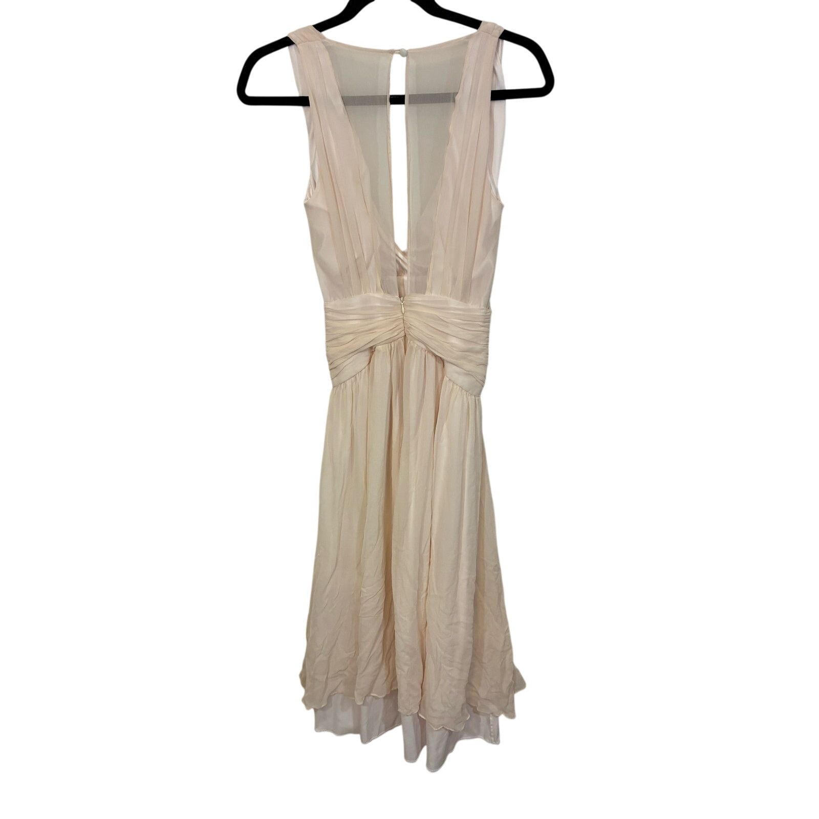 REVOLVE Revolve Divine Heritage Midi VNeck Dress Babydoll Balletcore Size S / US 4 / IT 40 - 3 Thumbnail