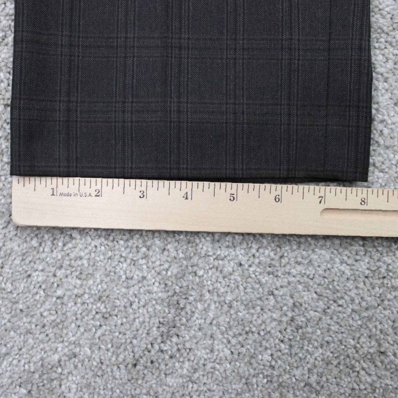 Ralph Lauren LAUREN Ralph Lauren Pants Mens 40x30 Gray Wool/Polyester Flat Front Dress Pants Front Button Zip Size US 40 / EU 56 - 5 Thumbnail