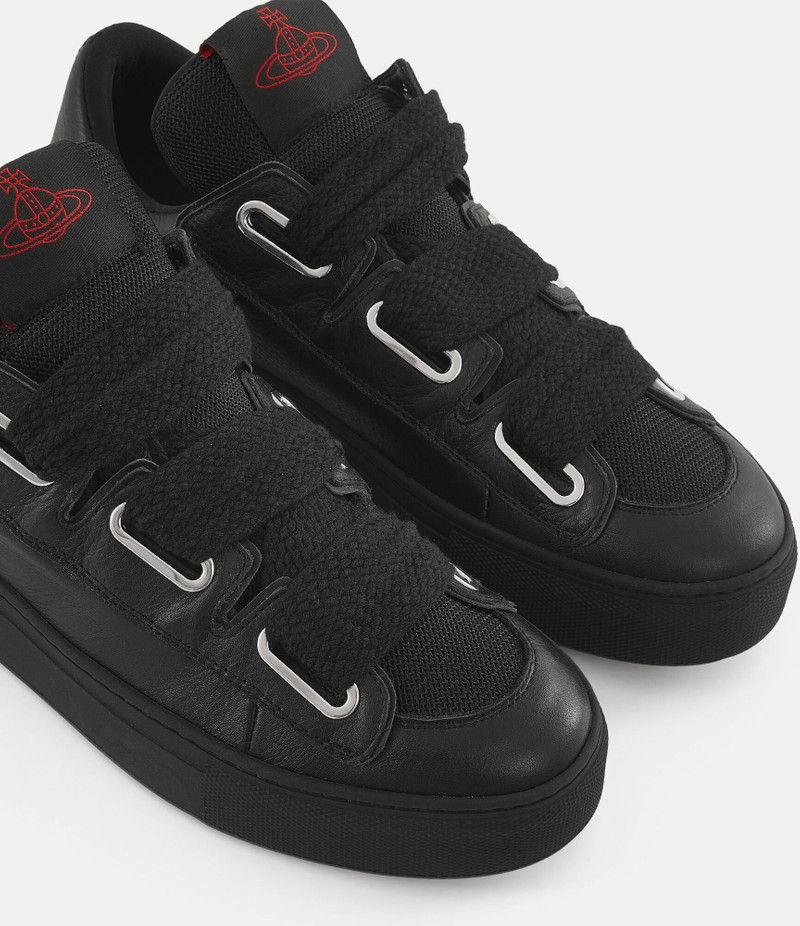 Vivienne Westwood o1srvl11e0326 Rocket Low-Top Sneakers in Black Size US 11 / EU 44 - 6 Thumbnail