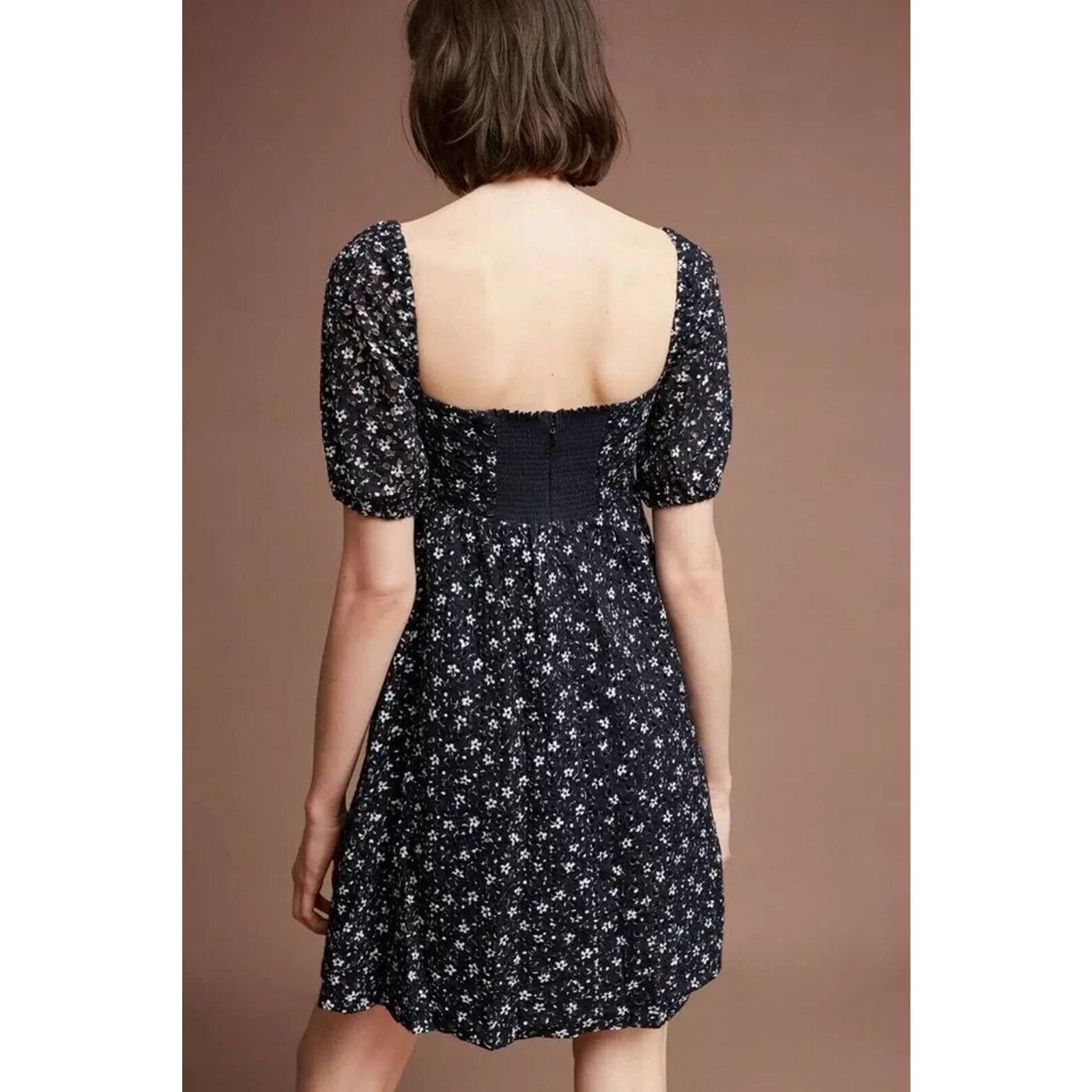 Anthropologie Anthropologie Maeve Lillianne Navy Blue Mini Dress US 6 Size M / US 6-8 / IT 42-44 - 2 Thumbnail