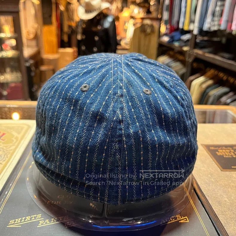 RRL Ralph Lauren RRL Ralph Lauren Indigo Dyed Work Cap Size ONE SIZE - 5 Thumbnail
