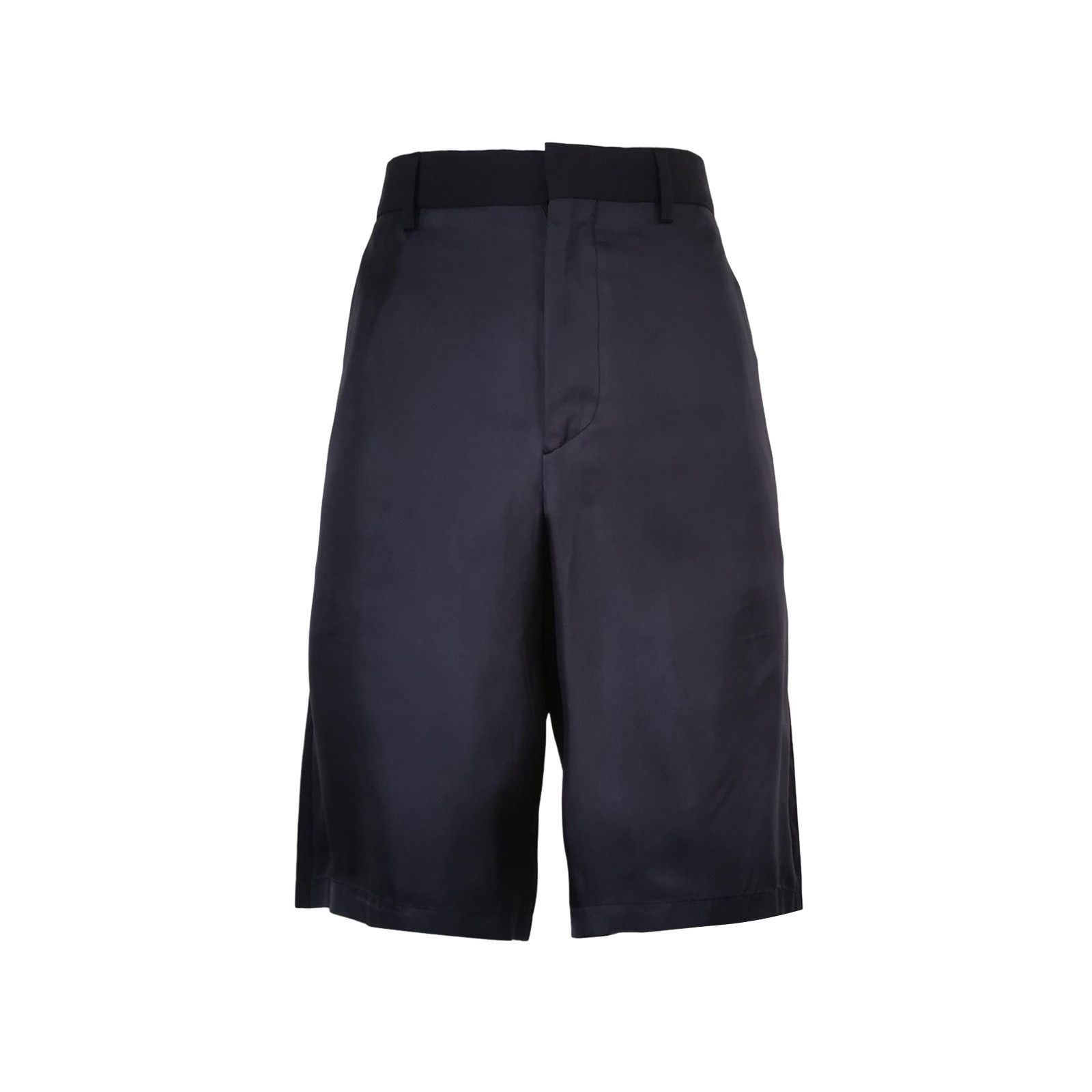 Prada Prada Silk Panel Triangle Logo Shorts 48 Size US 32 / EU 48 - 1 Thumbnail