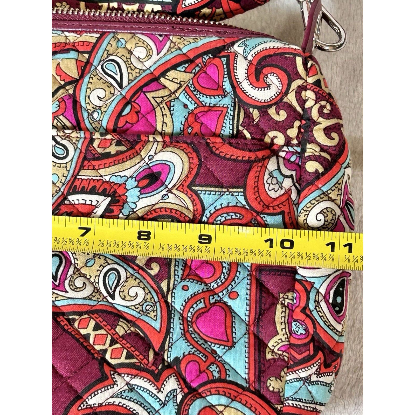Vera Bradley Vera Bradley Regal Paisley Small Crossbody Purse Handbag Size ONE SIZE - 4 Thumbnail
