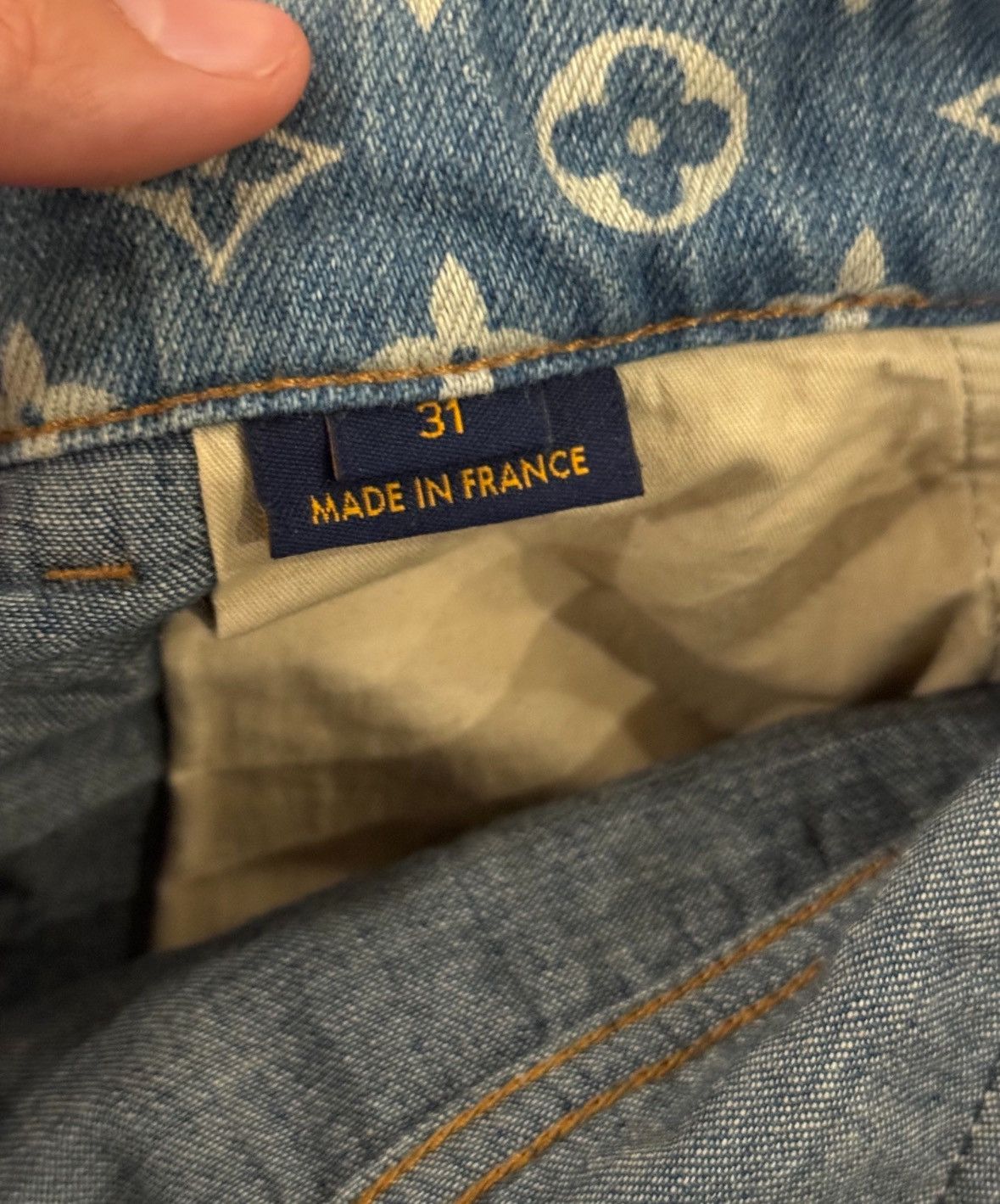 Louis Vuitton Floral destruction boro jeans Size US 31 - 7 Thumbnail