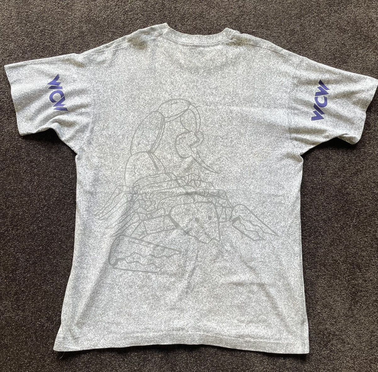 WCW/nWo Sting WCW AOP - Rare - early 90s Size US XL / EU 56 / 4 - 6 Thumbnail