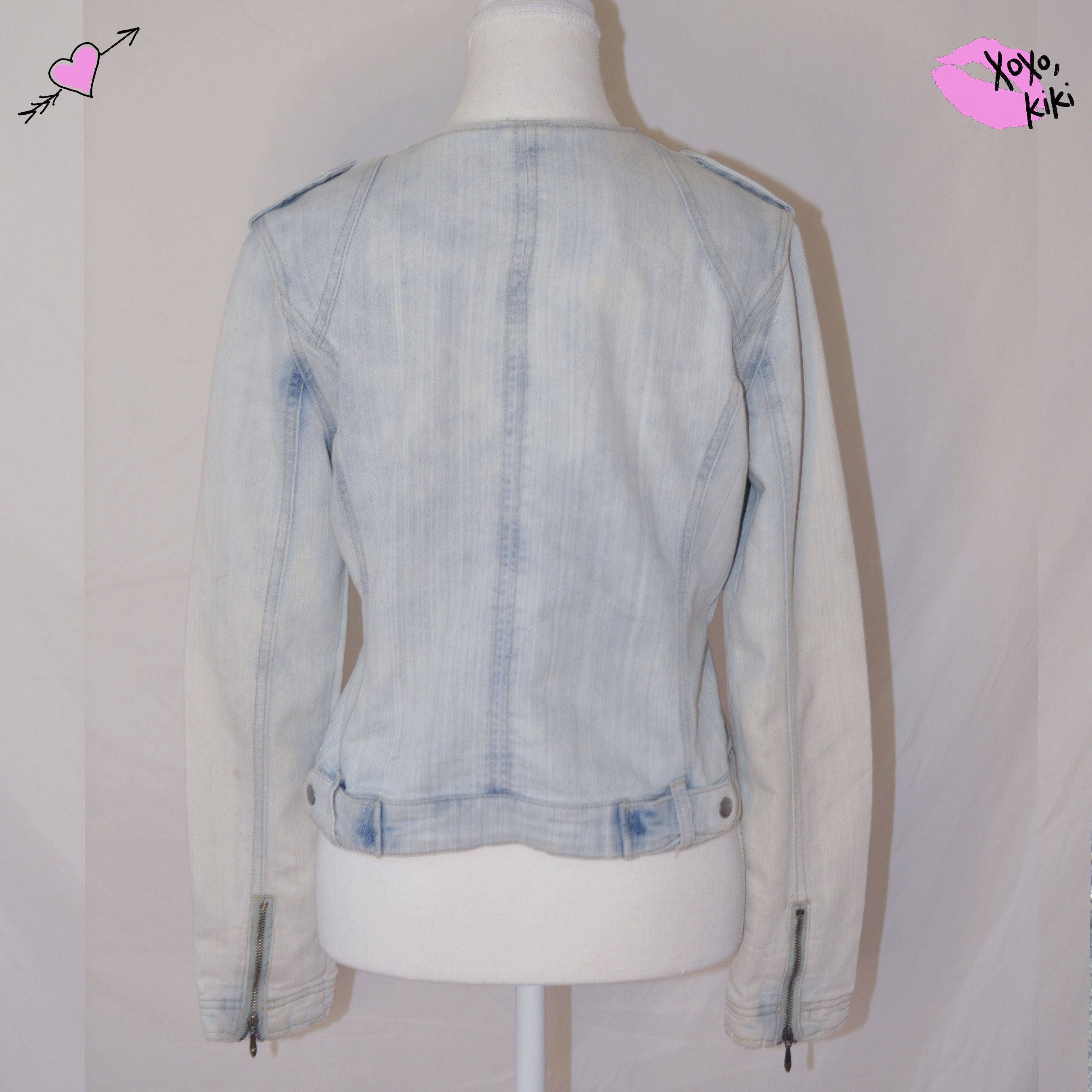 Other Y2K Light Wash Denim Long Sleeve Size M / US 6-8 / IT 42-44 - 2 Thumbnail