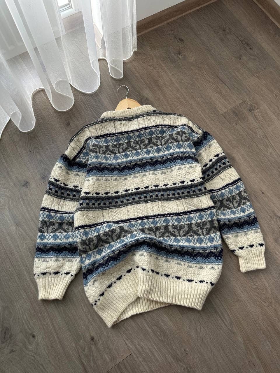 Vintage Vintage Pitlochry In Scotland Knit Wear Sky Blue Sweater Size US L / EU 52-54 / 3 - 16 Thumbnail