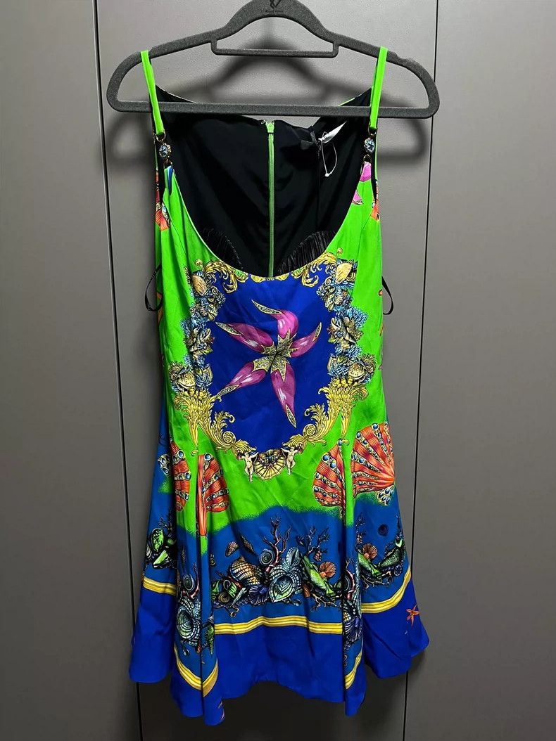 Versace Versace Ocean series slip dress skirt Size L / US 10 / IT 46 - 1 Thumbnail