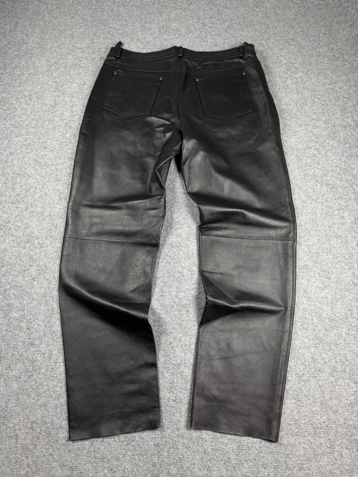 Alternative avant garde leather pants