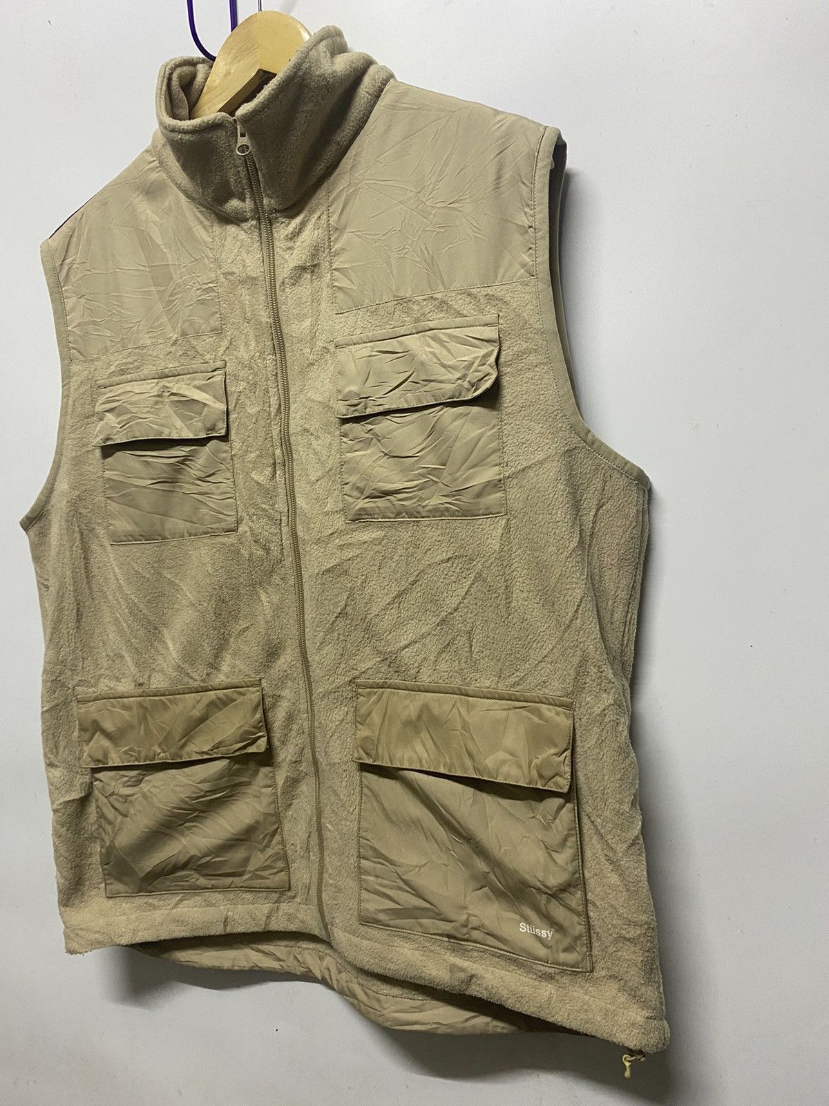 Stussy Stussy Sherpa Fleece Vest Pockets Jacket Size US L / EU 52-54 / 3 - 3 Thumbnail