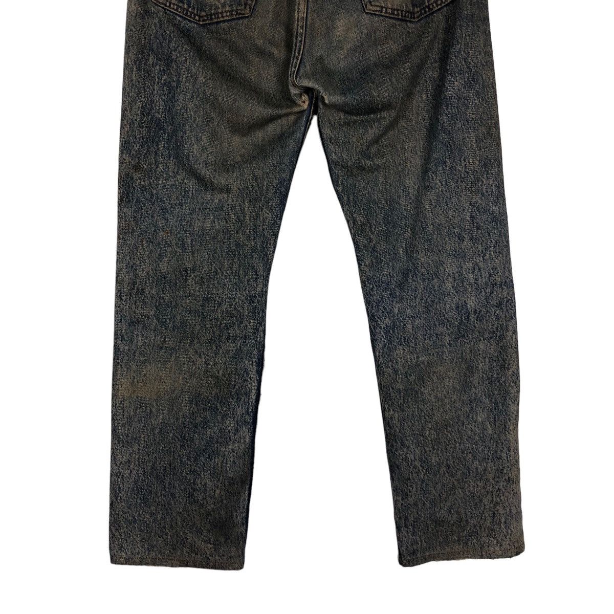 Levi's 🔥VINTAGE DENIM JEANS LEVI’S 501 DISTRESSED RUSTY DESIGN Size US 33 - 12 Thumbnail