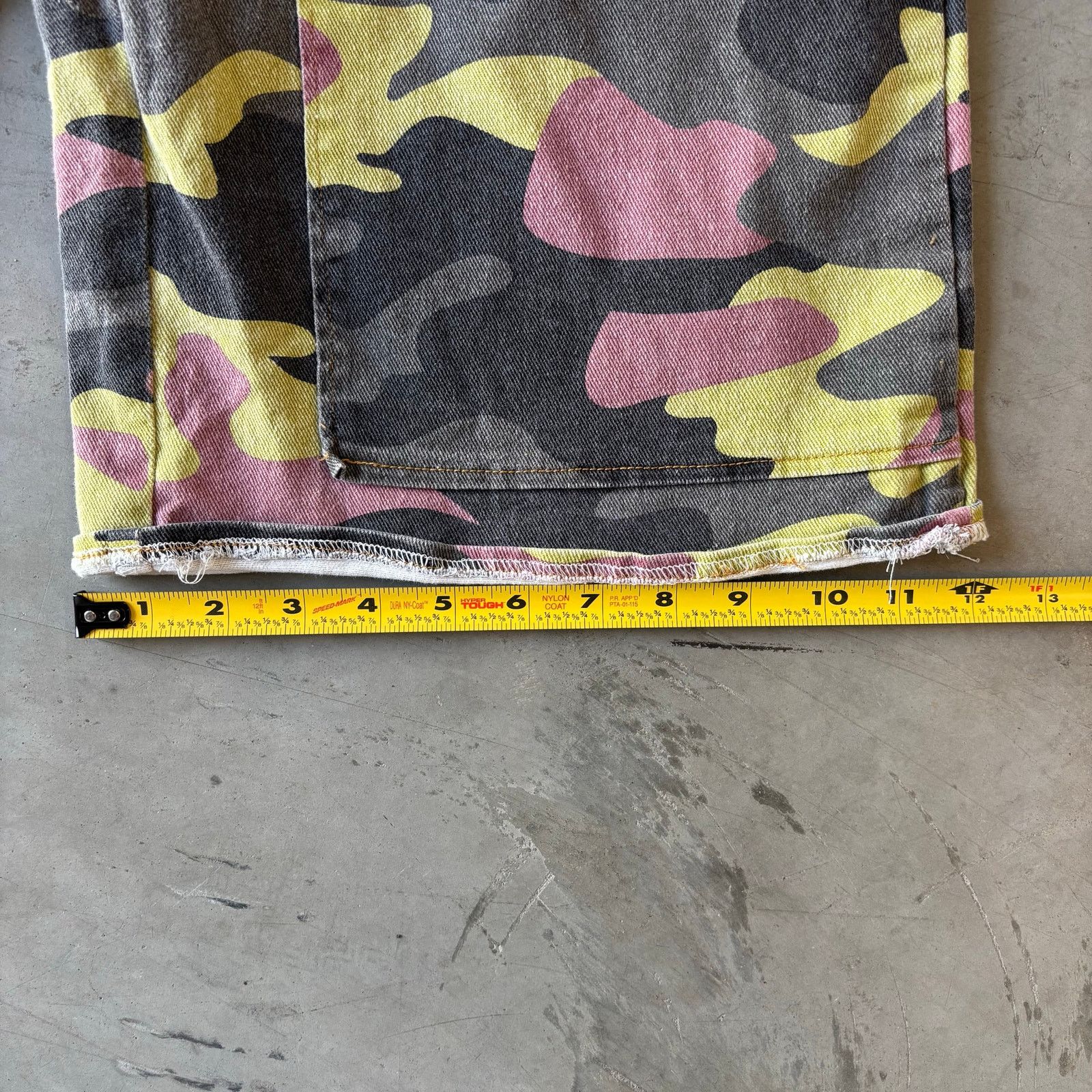 Vintage vintage camo two tone double knee jean shorts Size US 26 / EU 42 - 2 Thumbnail