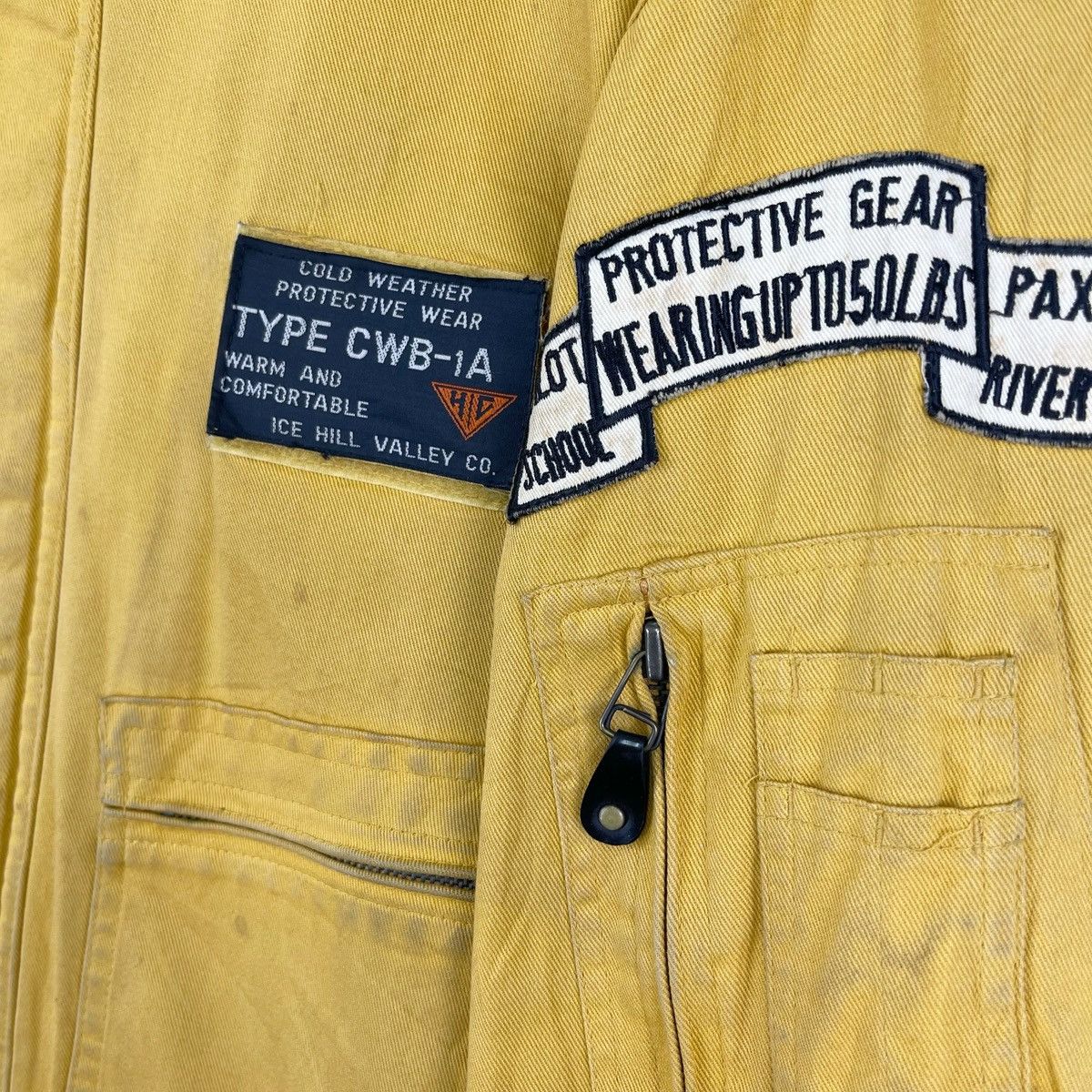 Vintage Work Force Patches Bomber Jacket Size US XL / EU 56 / 4 - 10 Thumbnail