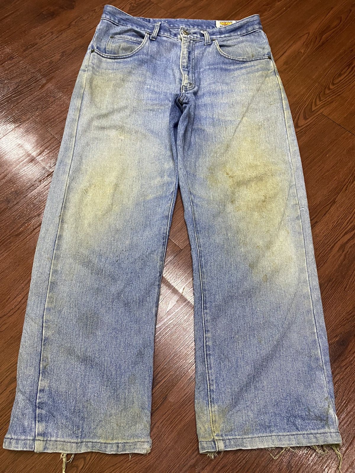 Big John Vintage Bigjohn Mud Wash Baggy Jeans Size US 32 / EU 48 - 1 Thumbnail