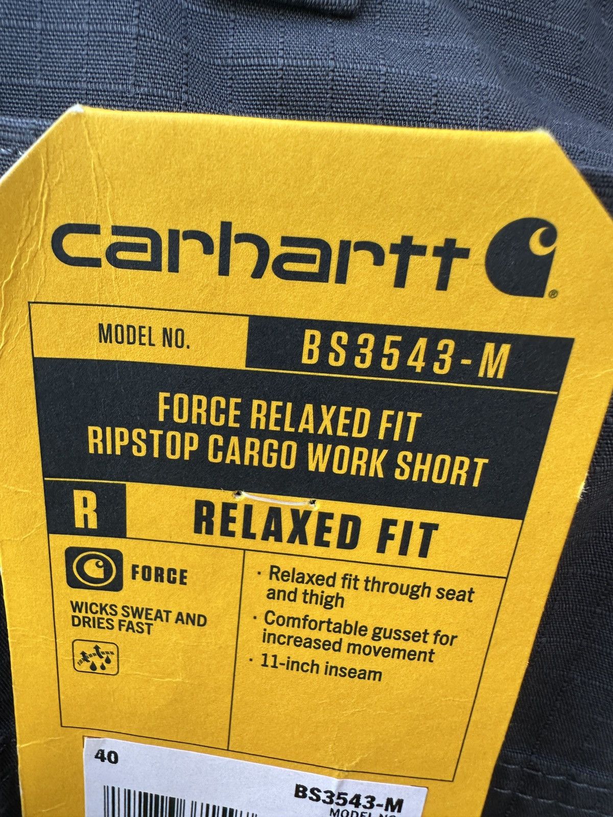 Carhartt New Carhartt Cargo Shorts Relaxed Fit Gray Men's 40 Size US 40 / EU 56 - 3 Thumbnail