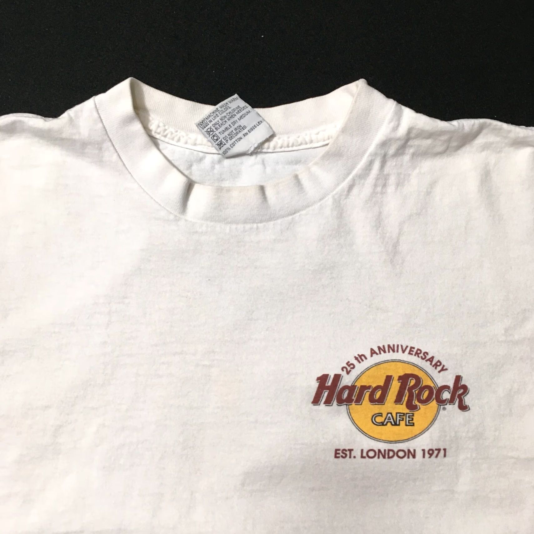 Hard Rock Cafe VINTAGE Hard Rock Cafe White T-Shirt XL 90s Y2K Short Sleeve Cotton Logo Men’s/Womens Shirt Size US XL / EU 56 / 4 - 3 Thumbnail
