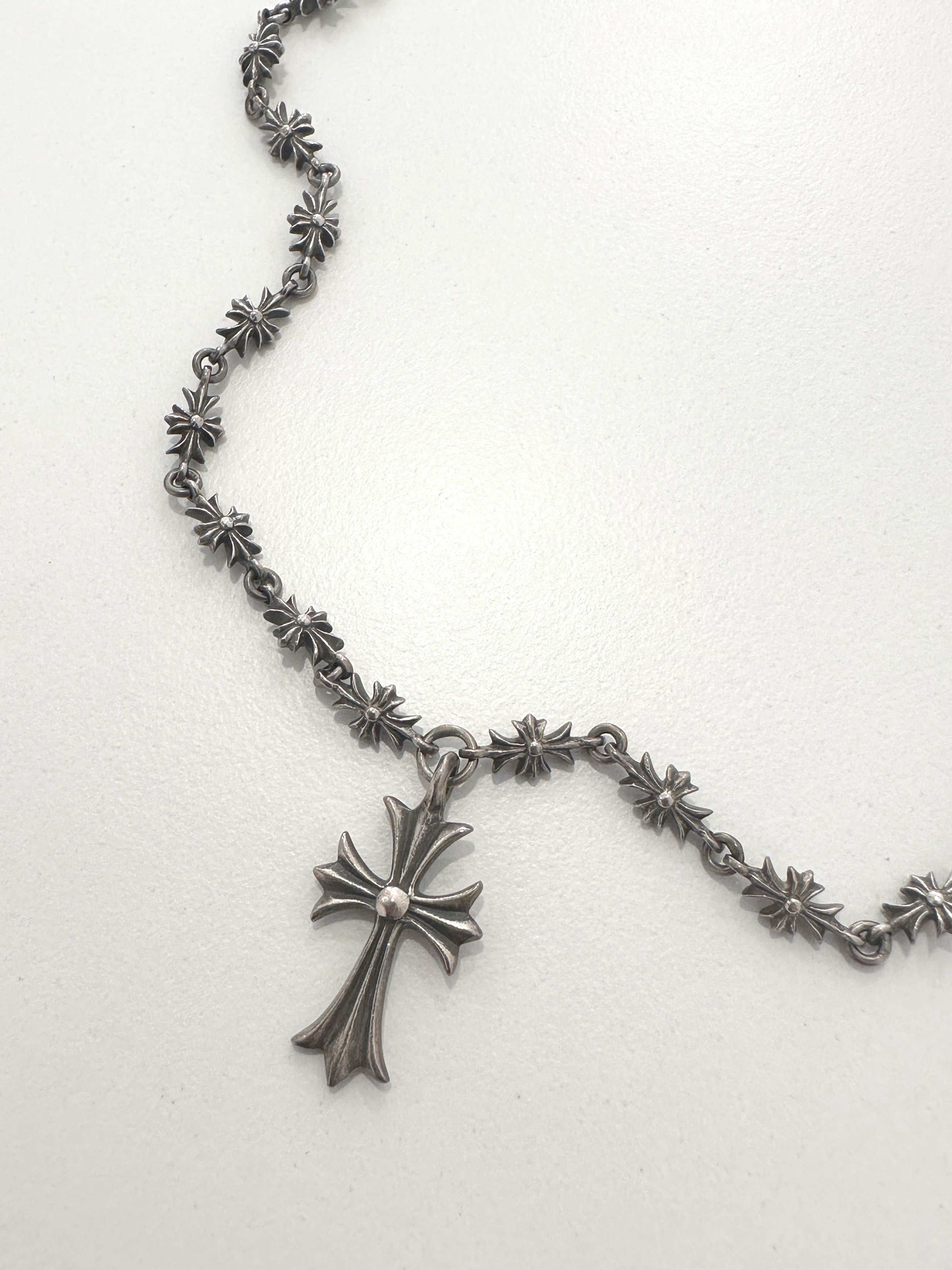 Buy Chrome Hearts Tiny CH Cross Hoop Earring Online at Groupie