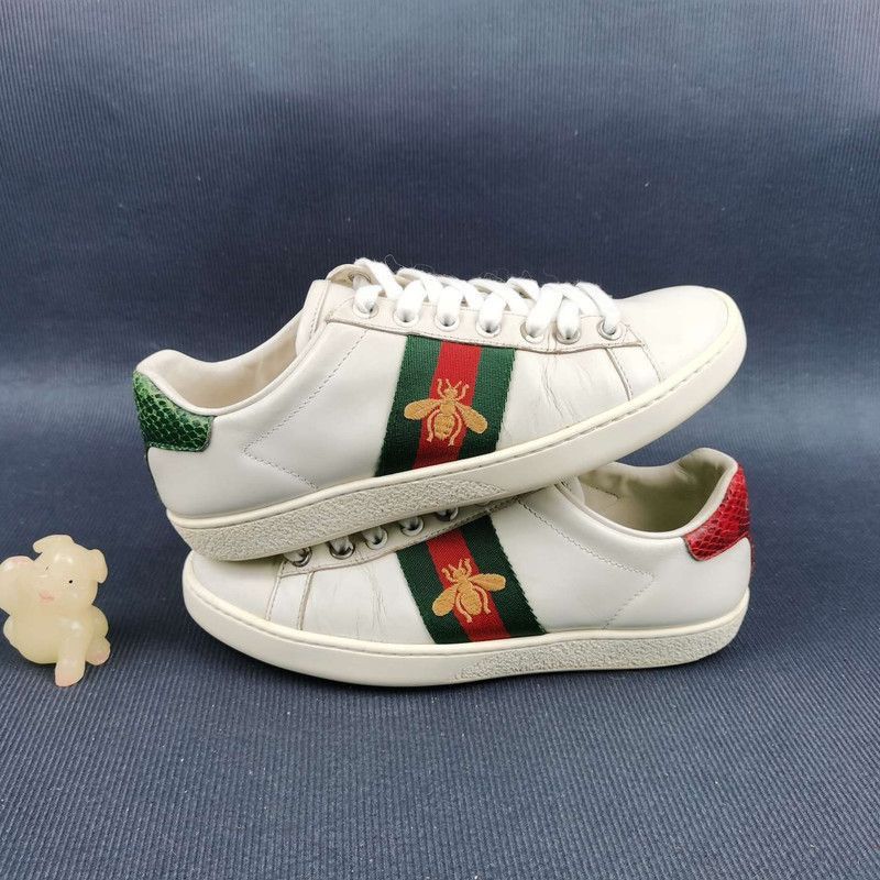 Gucci Gucci Ace Embroidered Fashion Sneakers for Women Size US 5 / IT 35 - 6 Thumbnail
