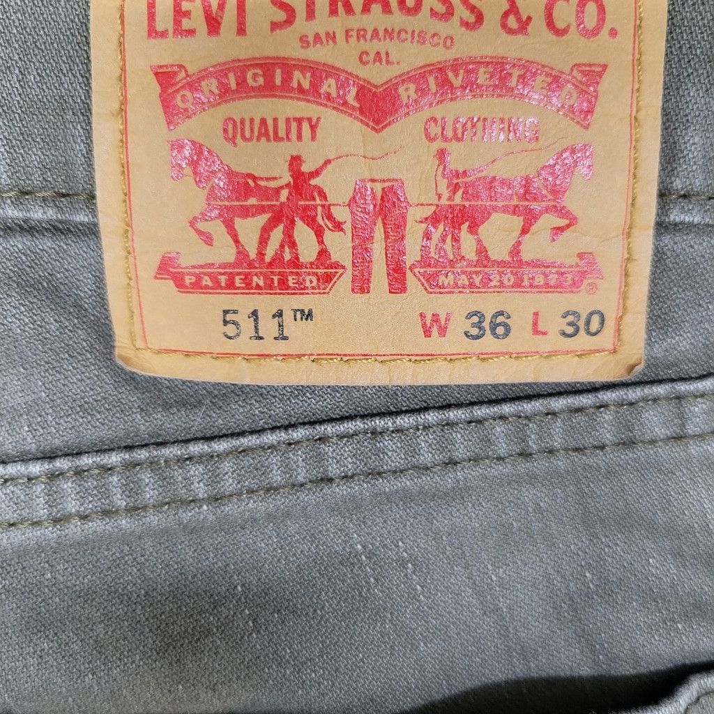 Levi's Levi's 511 Slim Straight Jeans 36/30 Men's Excellent Size US 36 / EU 52 - 9 Thumbnail