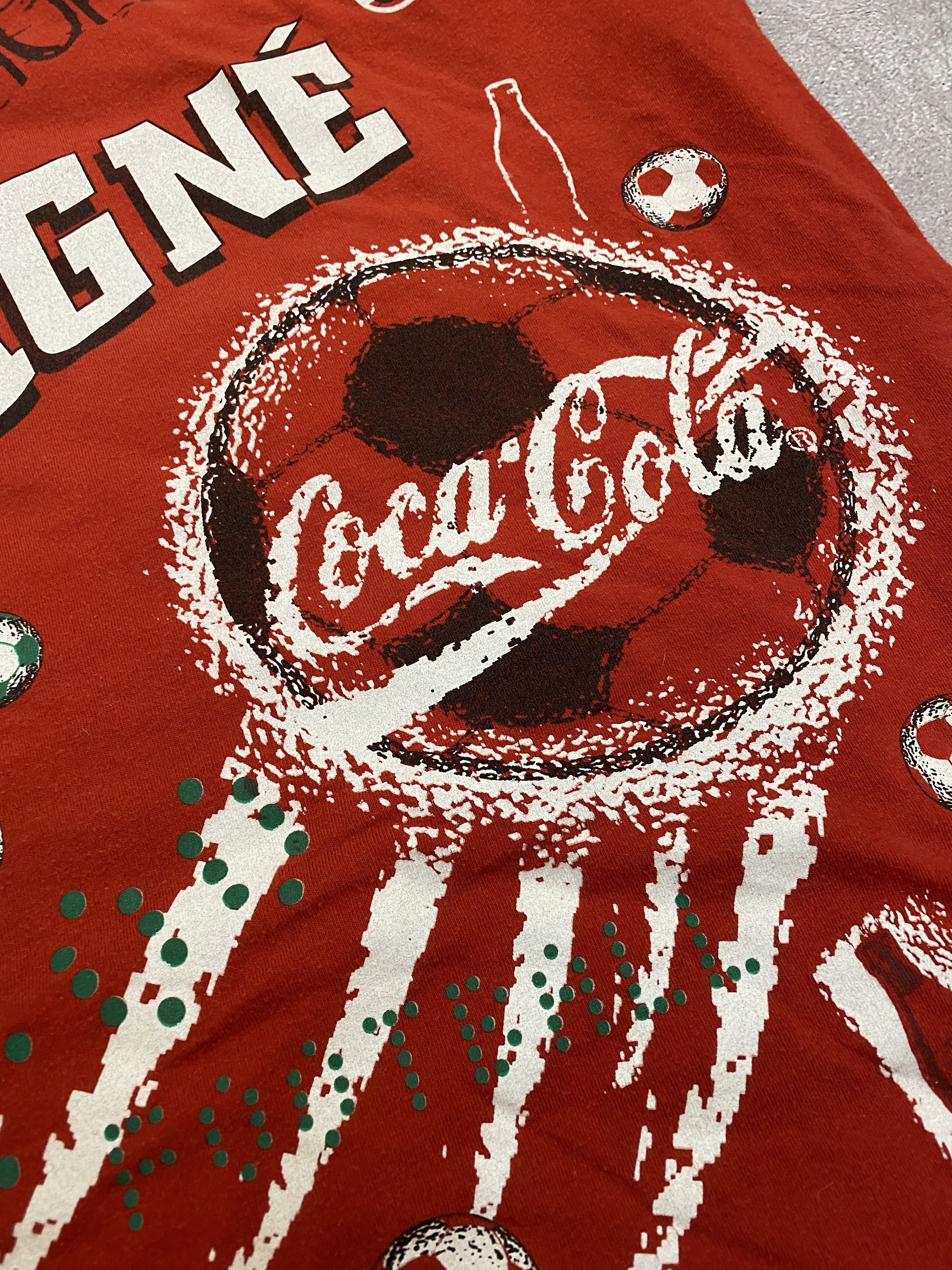 Coca Cola Vintage Coca Cola x FRANCE 98 World Cup Reversible T-Shirt Size US M / EU 48-50 / 2 - 3 Thumbnail