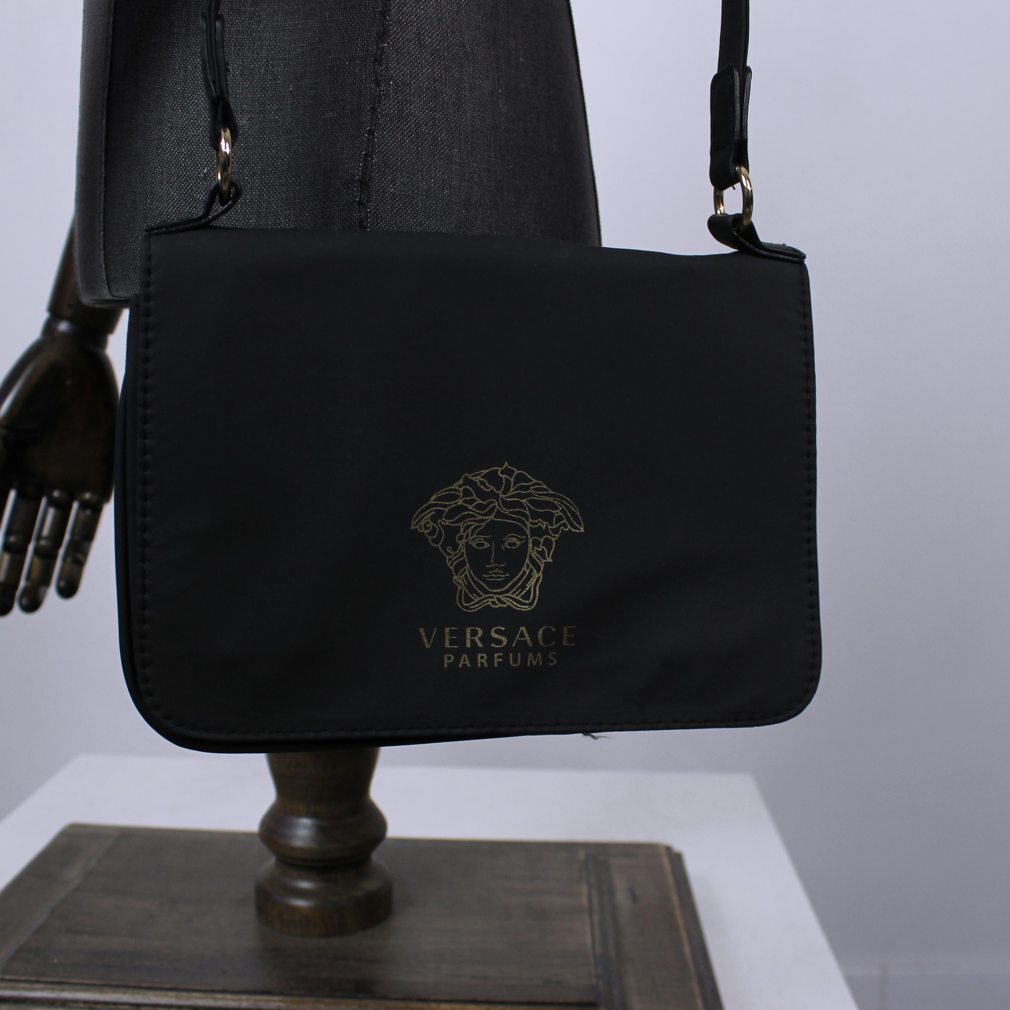 Versace Versace Parfum crossobody nylon bag black medusa Size ONE SIZE - 6 Thumbnail