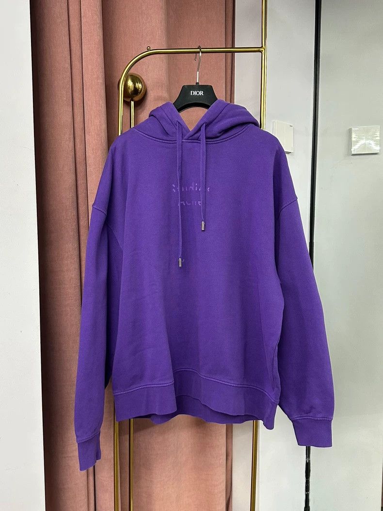 Acne Studios Acne studios Purple letter hoodie 2502-Nextarrow Size US XXS / EU 40 - 1 Thumbnail