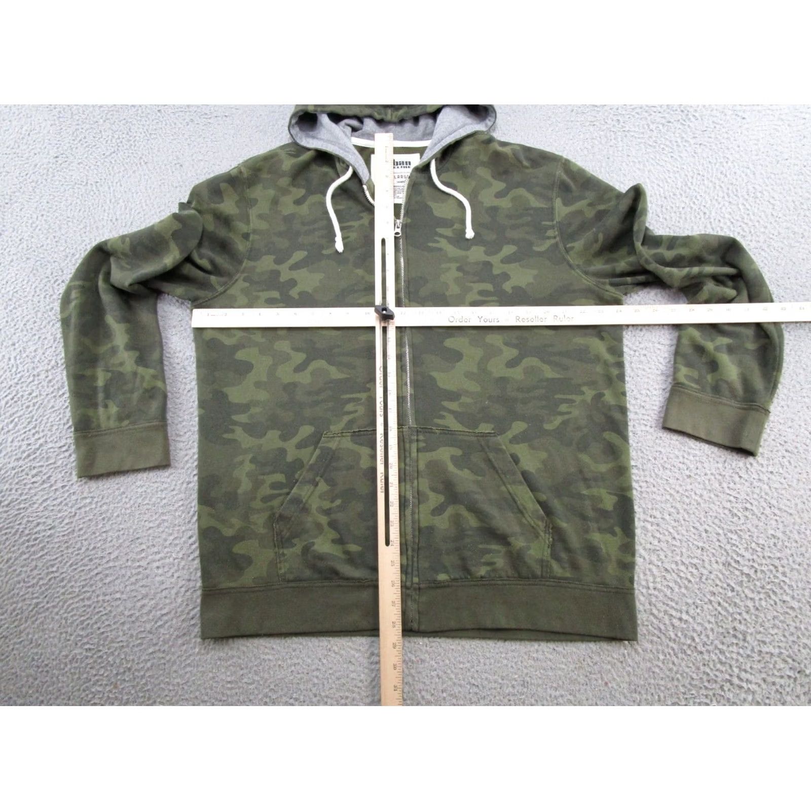 Vintage VTG Urban Pipeline Hoodie Mens XL Green Army Sports All Seasons Hooded Pullover Sweatshirt Size US XL / EU 56 / 4 - 4 Thumbnail