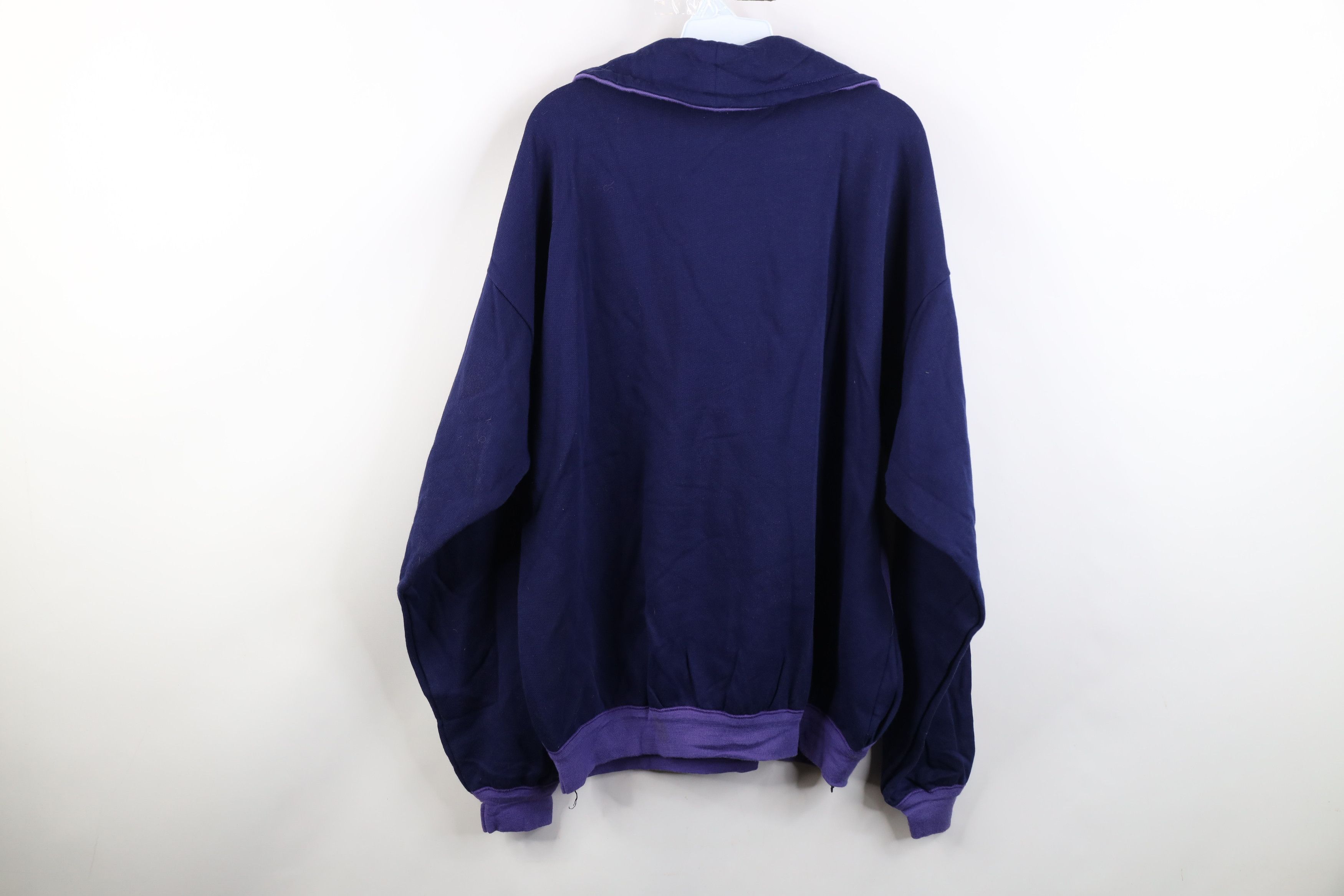 Vintage Deadstock Vintage 90s Streetwear Holland Sweatshirt Purple Size US XL / EU 56 / 4 - 14 Thumbnail