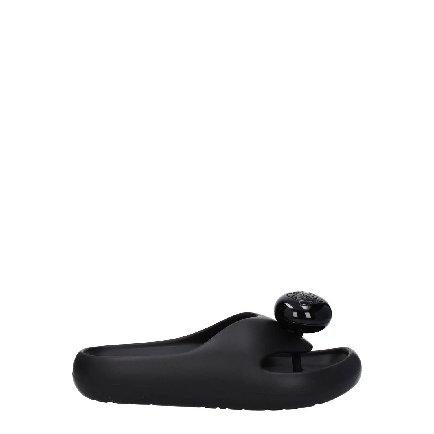 Loewe ob1o1e1124 Rubber Flip Flops in Black Size US 5 / IT 35 - 1 Thumbnail
