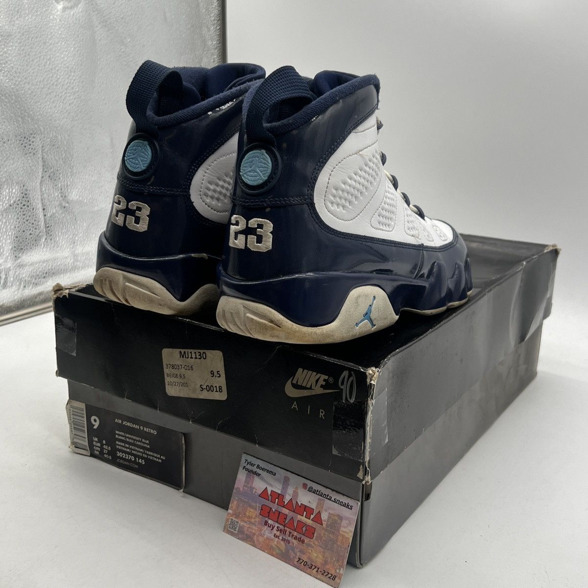 Jordan Brand Air Jordan 9 unc Size US 9 / EU 42 - 5 Thumbnail