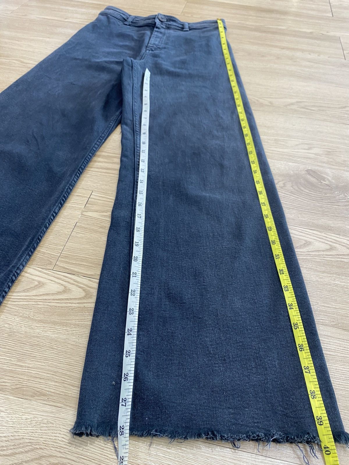 Zara ZARA Baggy Style Hairy Leg Denim Size US 26 / EU 42 - 11 Thumbnail
