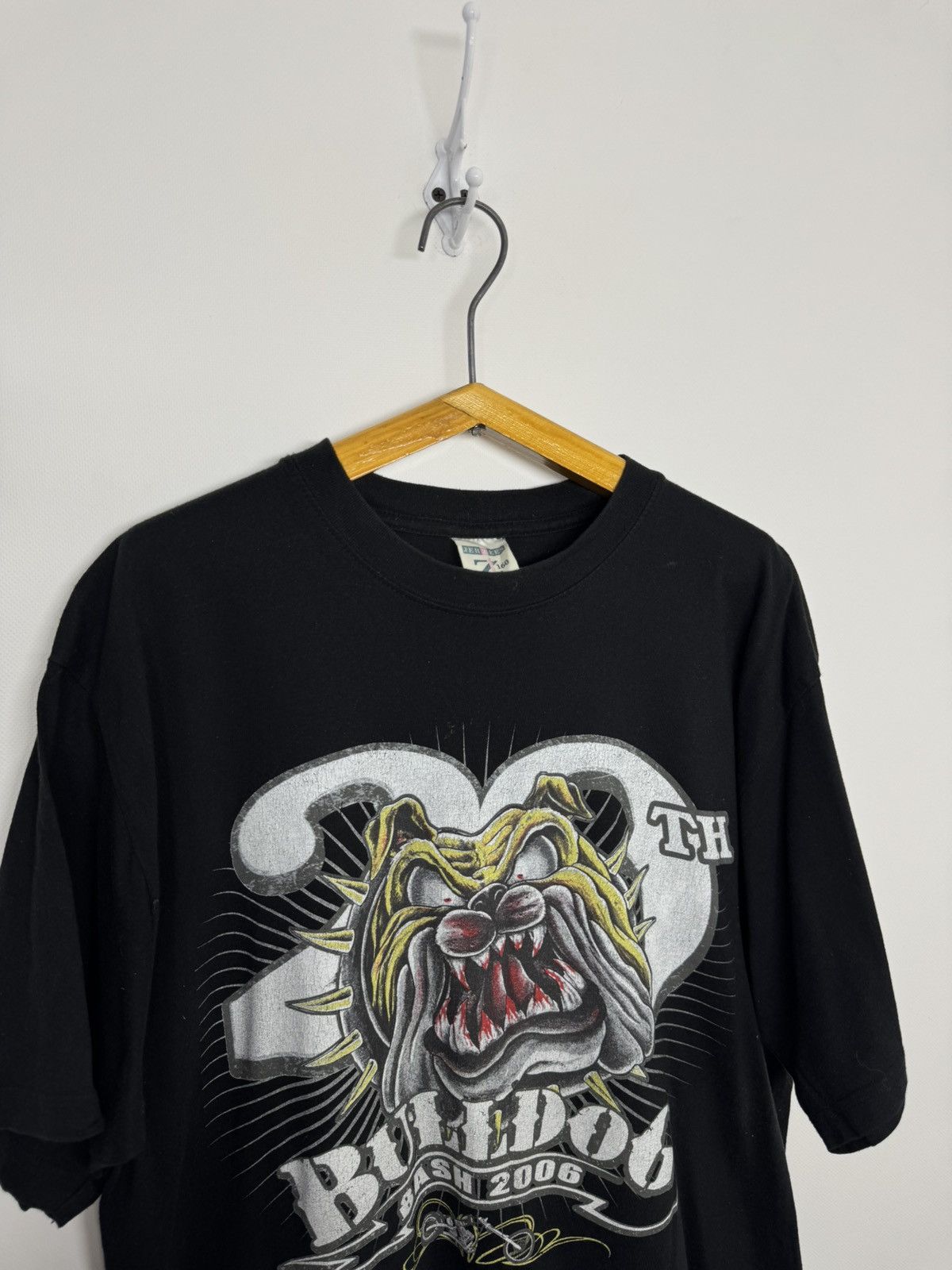 Jerzees Vintage Y2k T-Shirt Bulldog 2006 Size US M / EU 48-50 / 2 - 7 Thumbnail