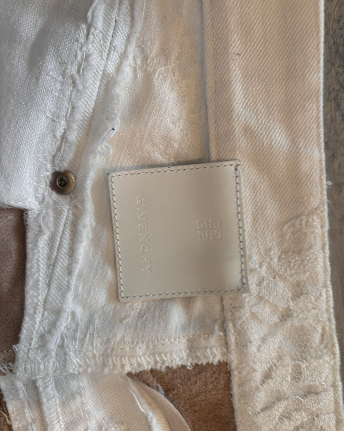 Alyx Lace Leather Boro Paneled Denim Size US 34 / EU 50 - 5 Thumbnail