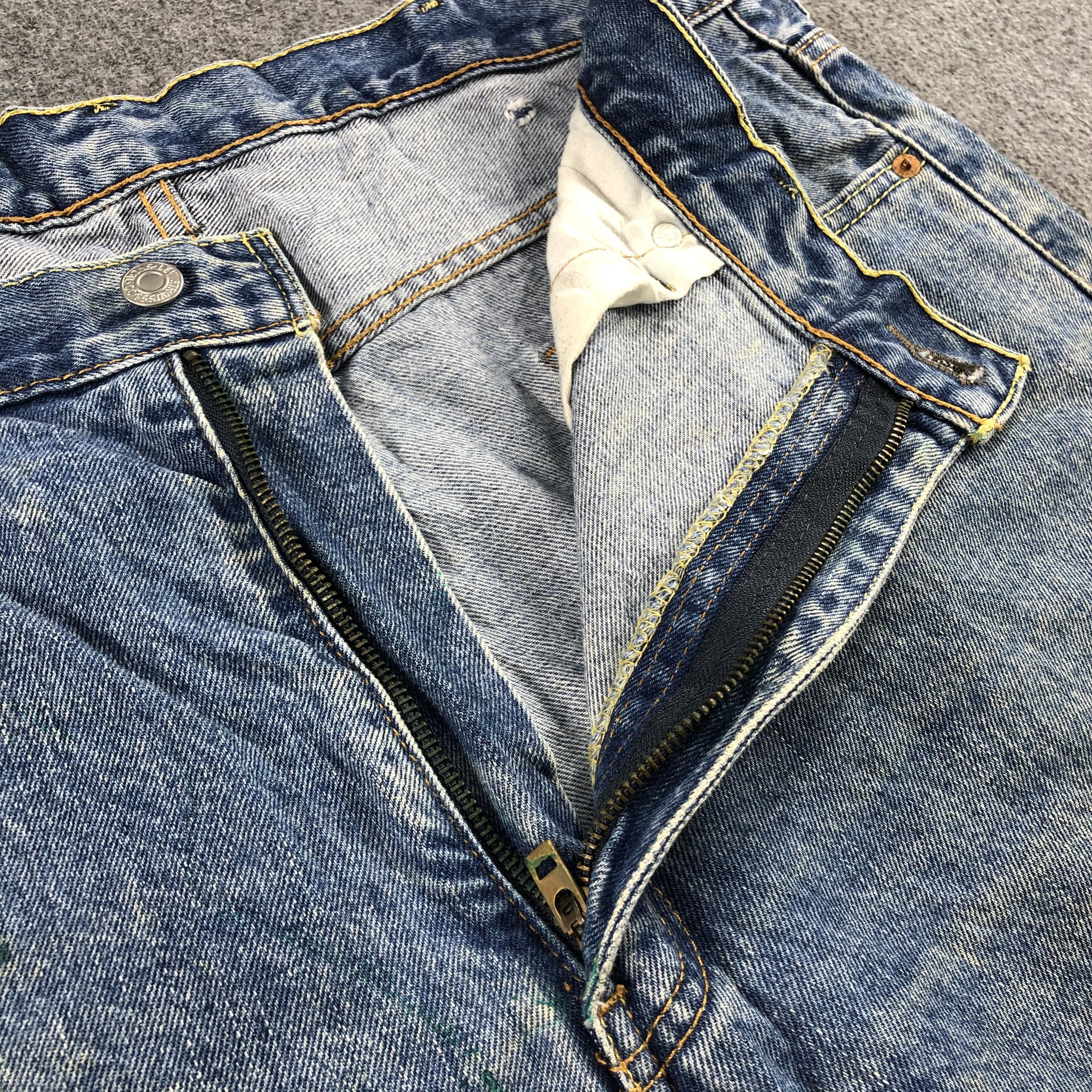 Levi's Vintage Blue Wash Levis 550 Jeans-J2235 Size US 38 / EU 54 - 10 Thumbnail